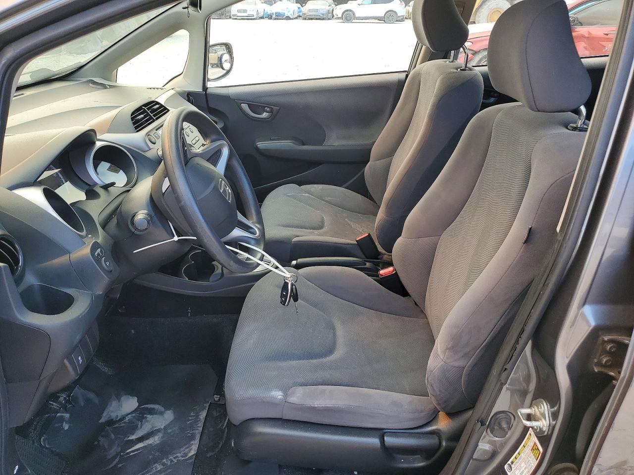 2013 Honda Fit Gray vin: JHMGE8H35DC021104