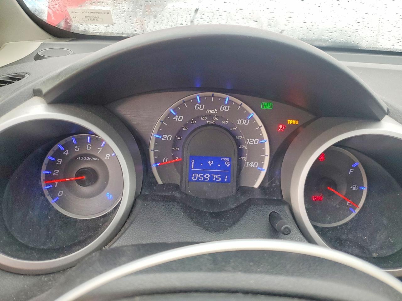 2013 Honda Fit Red vin: JHMGE8H35DC024973