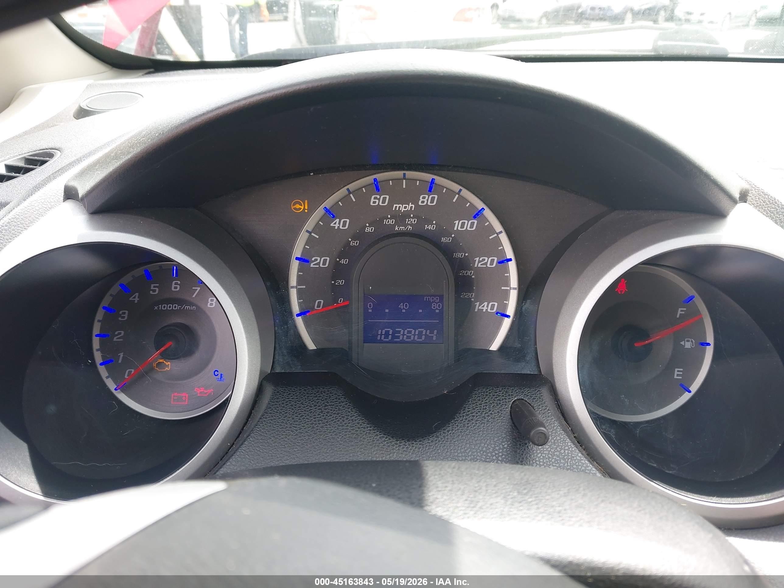 2013 Honda Fit   Red vin: JHMGE8H35DC038999