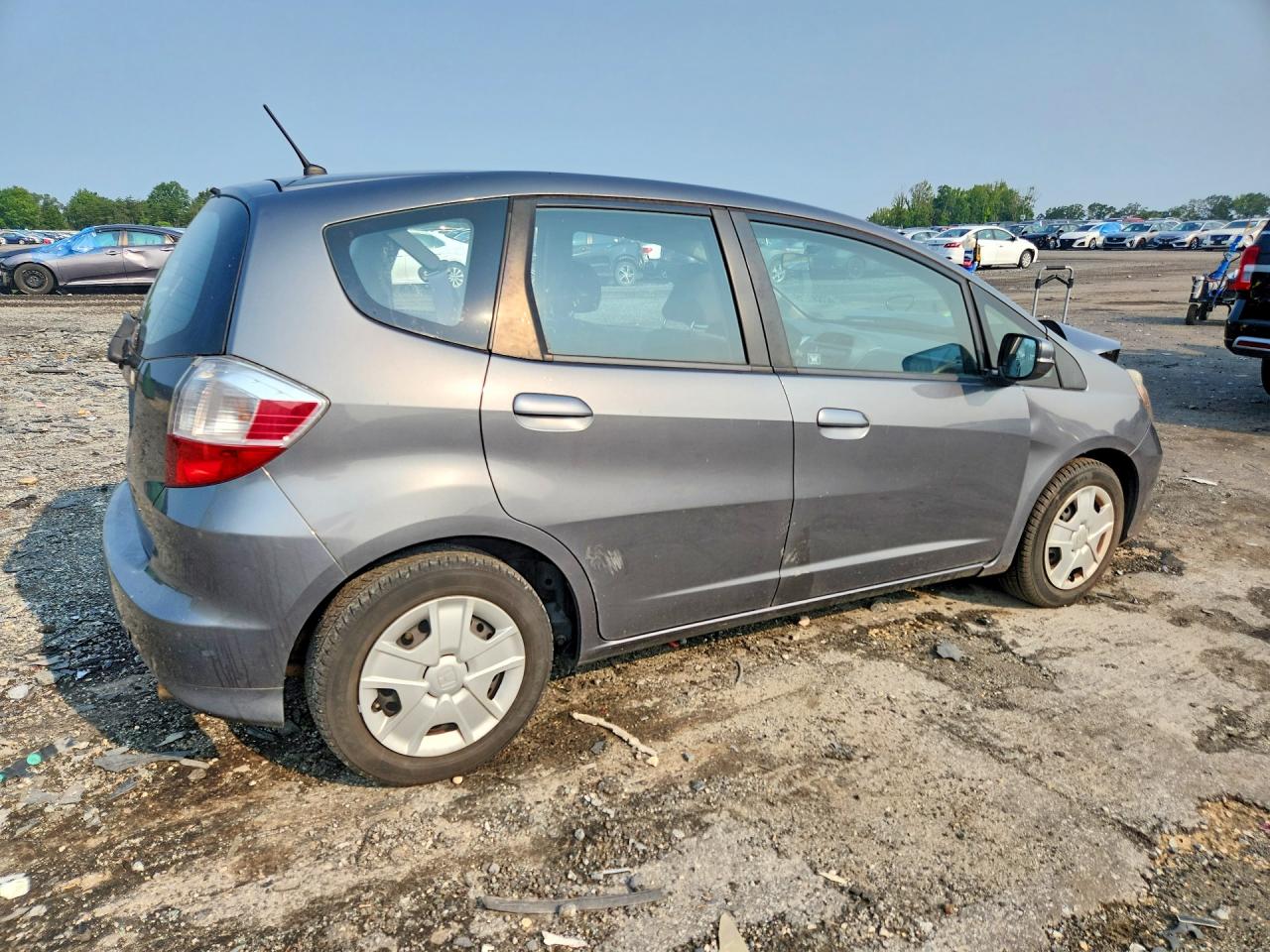 2013 Honda Fit Серый vin: JHMGE8H35DC067645