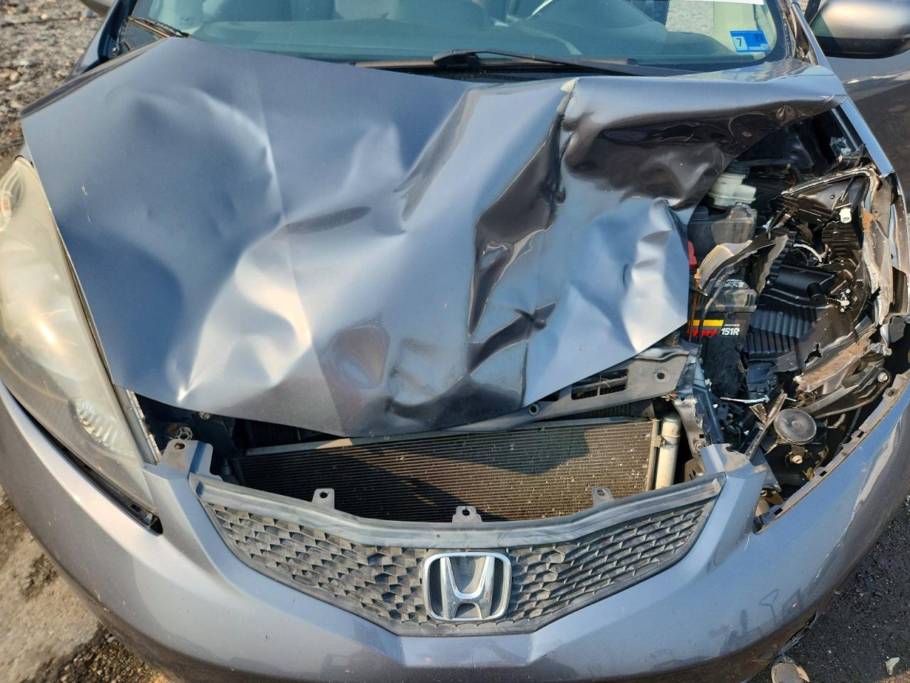 2013 Honda Fit Серый vin: JHMGE8H35DC067645