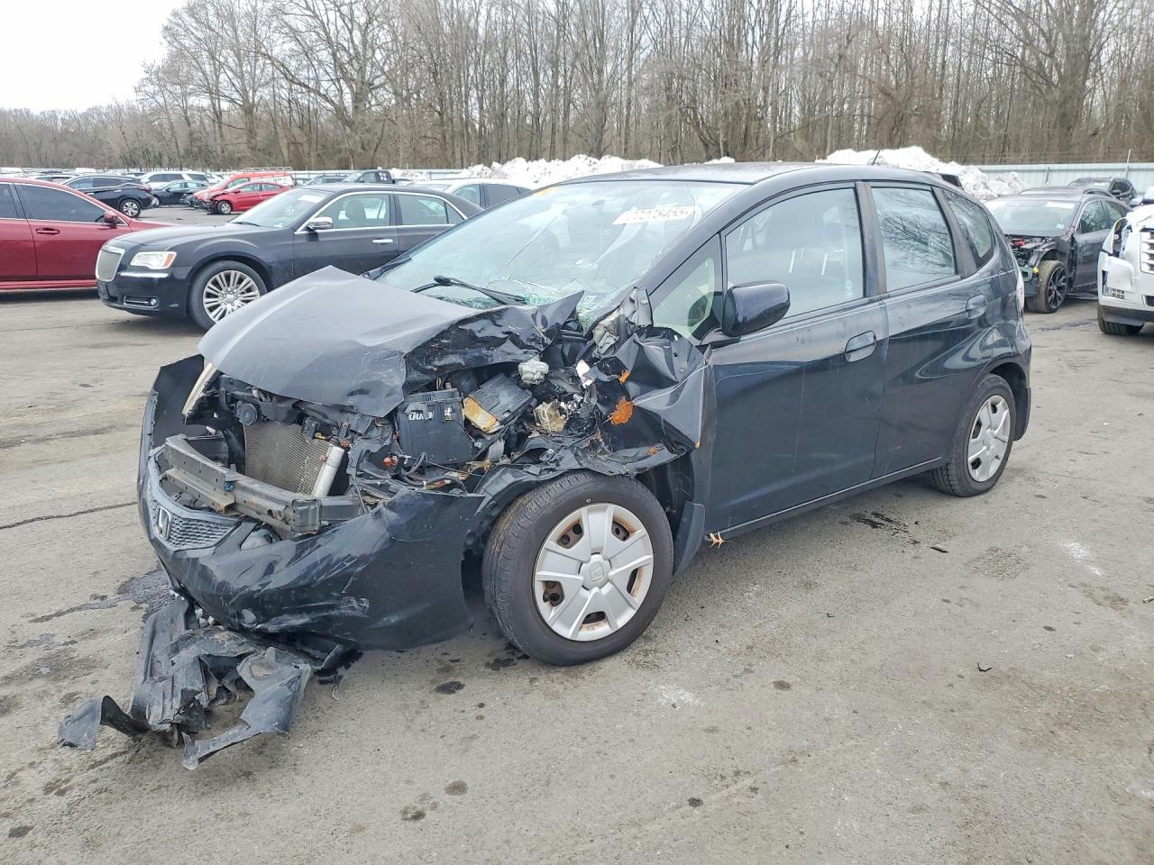 2013 Honda Fit Black vin: JHMGE8H35DC069265