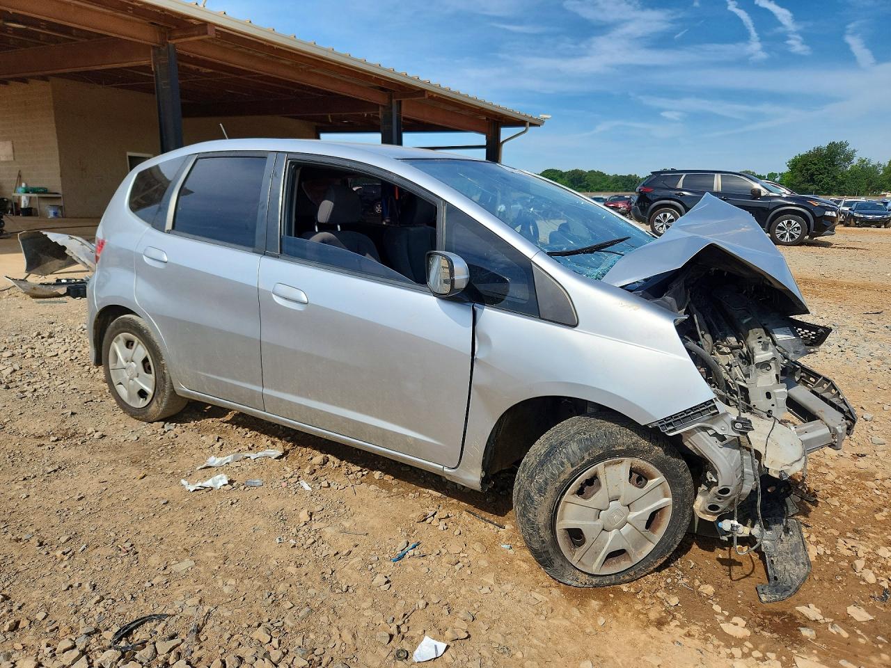 2013 Honda Fit Silver vin: JHMGE8H35DC073185