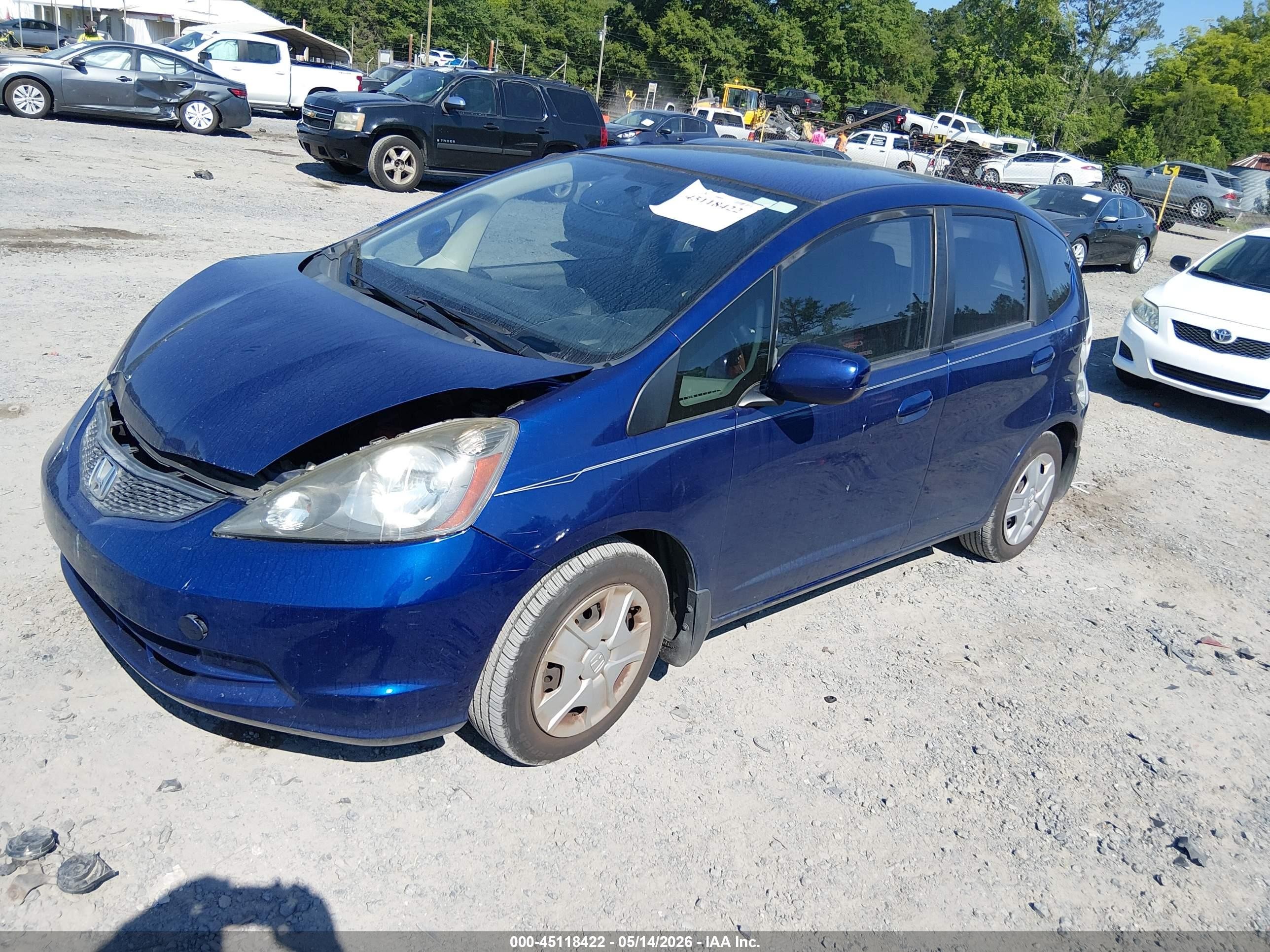 2013 Honda Fit   Black vin: JHMGE8H35DC079195