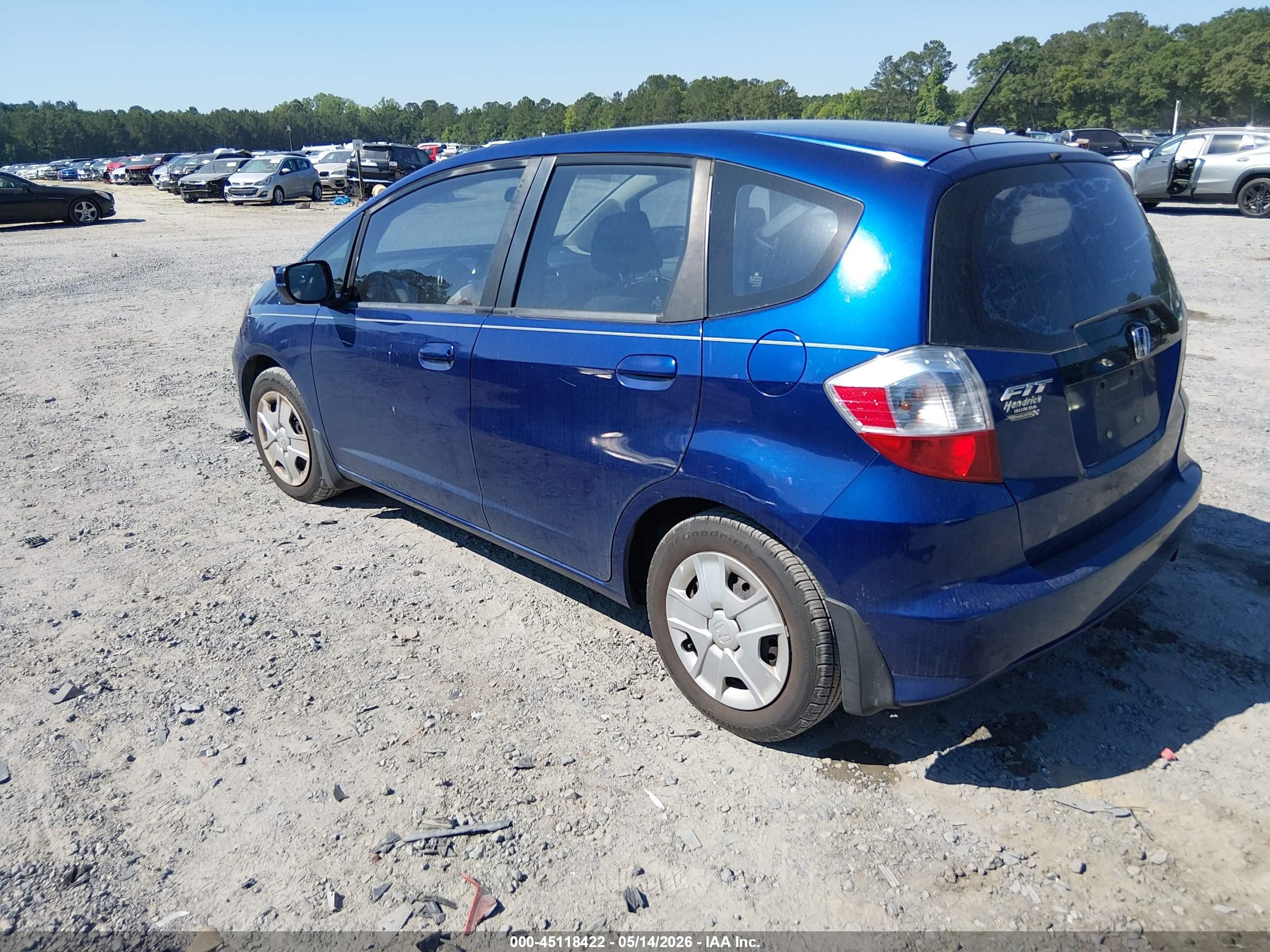 2013 Honda Fit   Black vin: JHMGE8H35DC079195