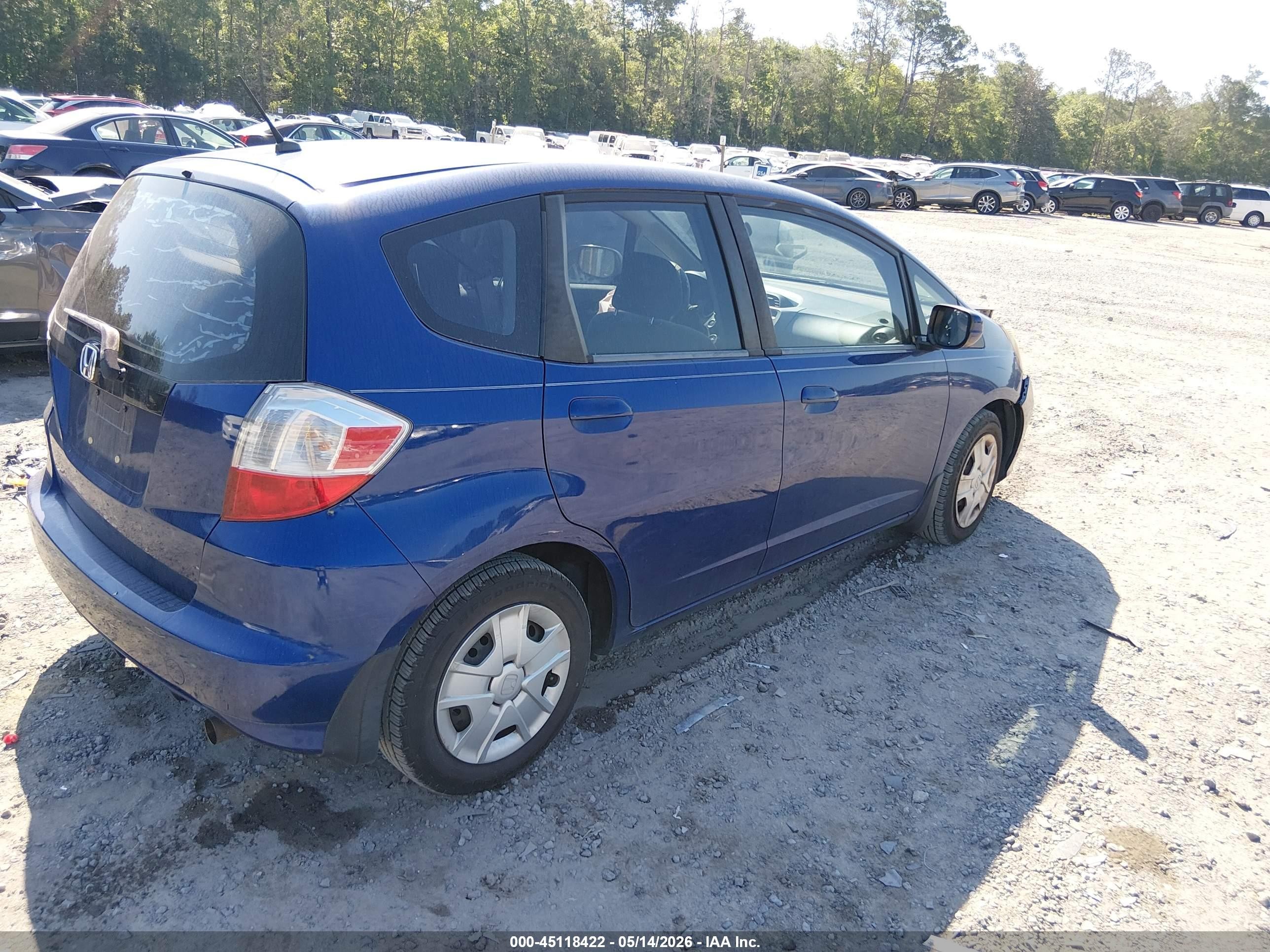 2013 Honda Fit   Black vin: JHMGE8H35DC079195