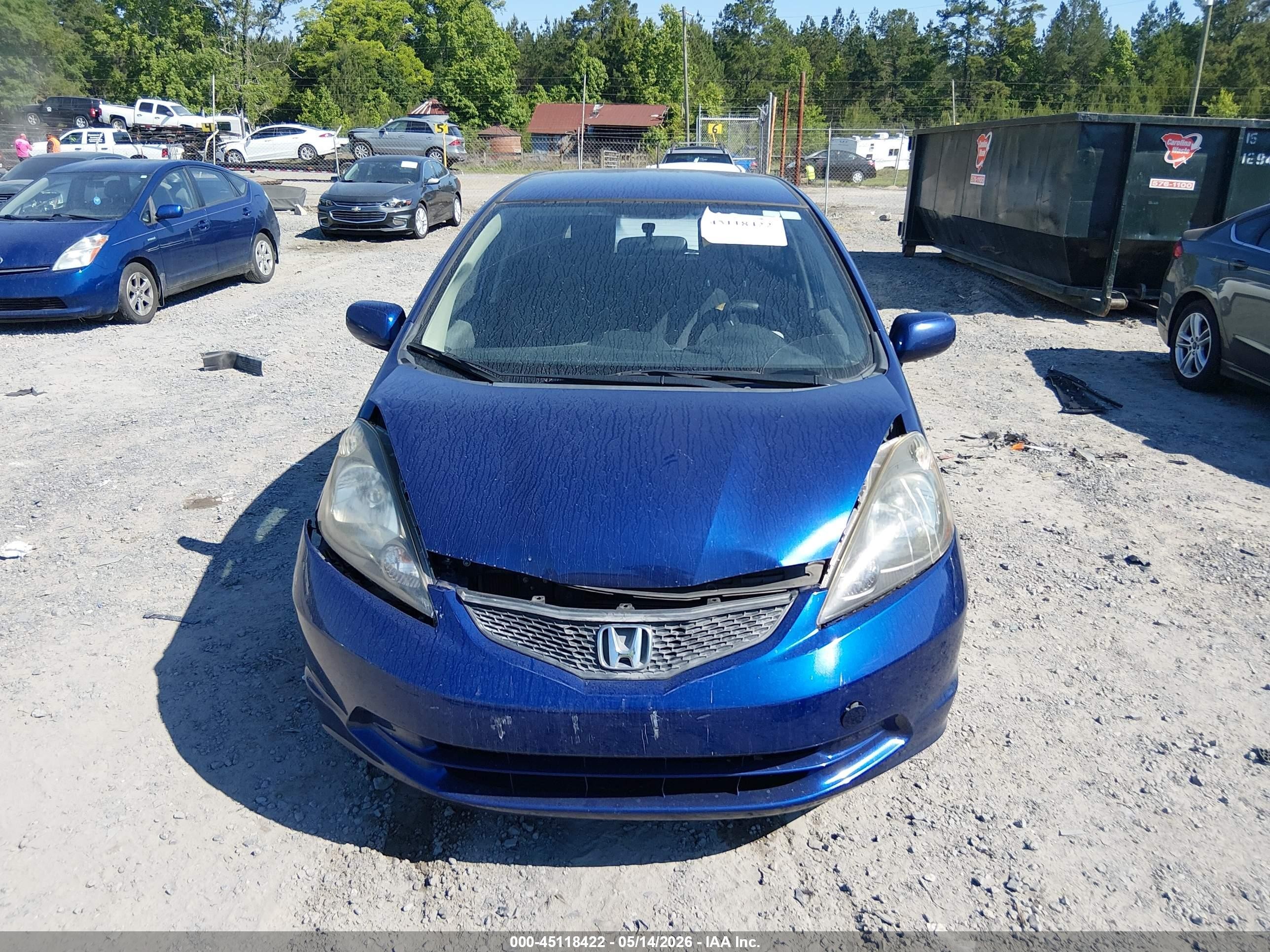 2013 Honda Fit   Black vin: JHMGE8H35DC079195