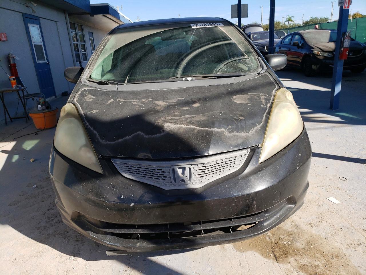 2011 Honda Fit Black vin: JHMGE8H36BC007340