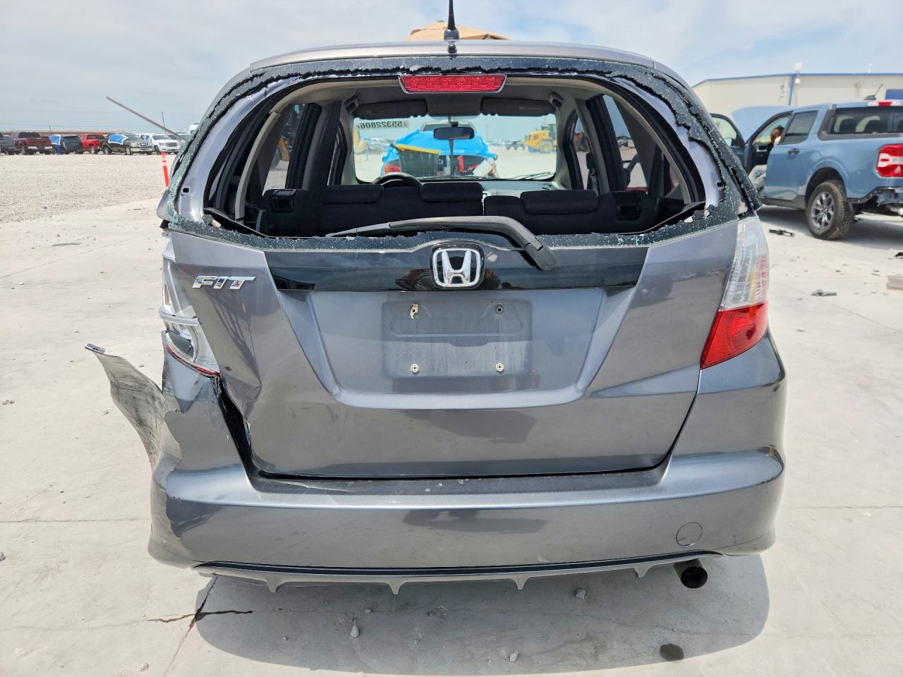 2012 Honda Fit Серый vin: JHMGE8H36CC006657