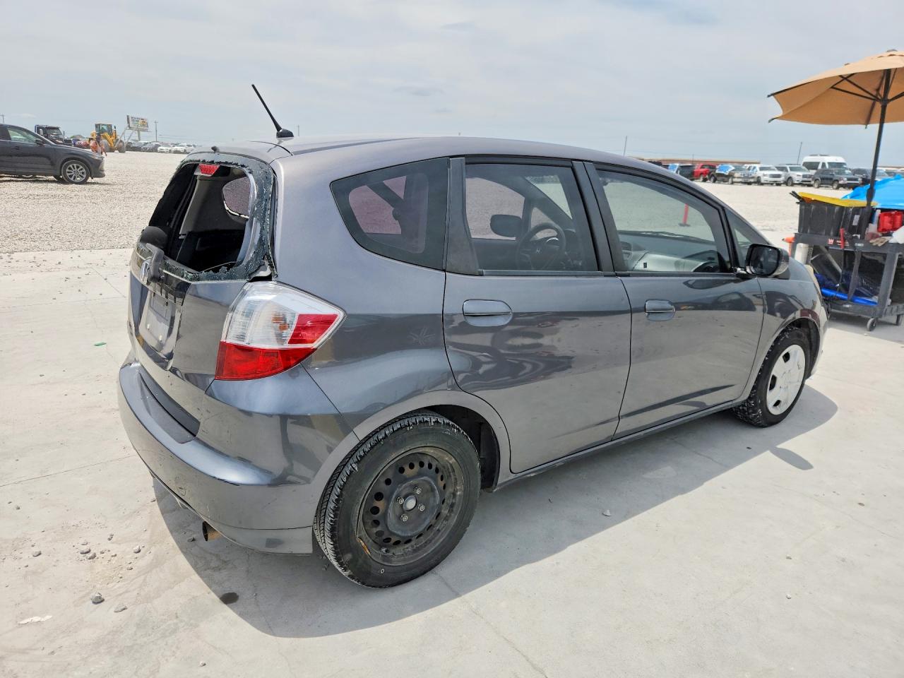 2012 Honda Fit Серый vin: JHMGE8H36CC006657