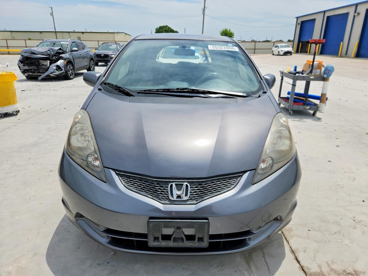 2012 Honda Fit Серый vin: JHMGE8H36CC006657