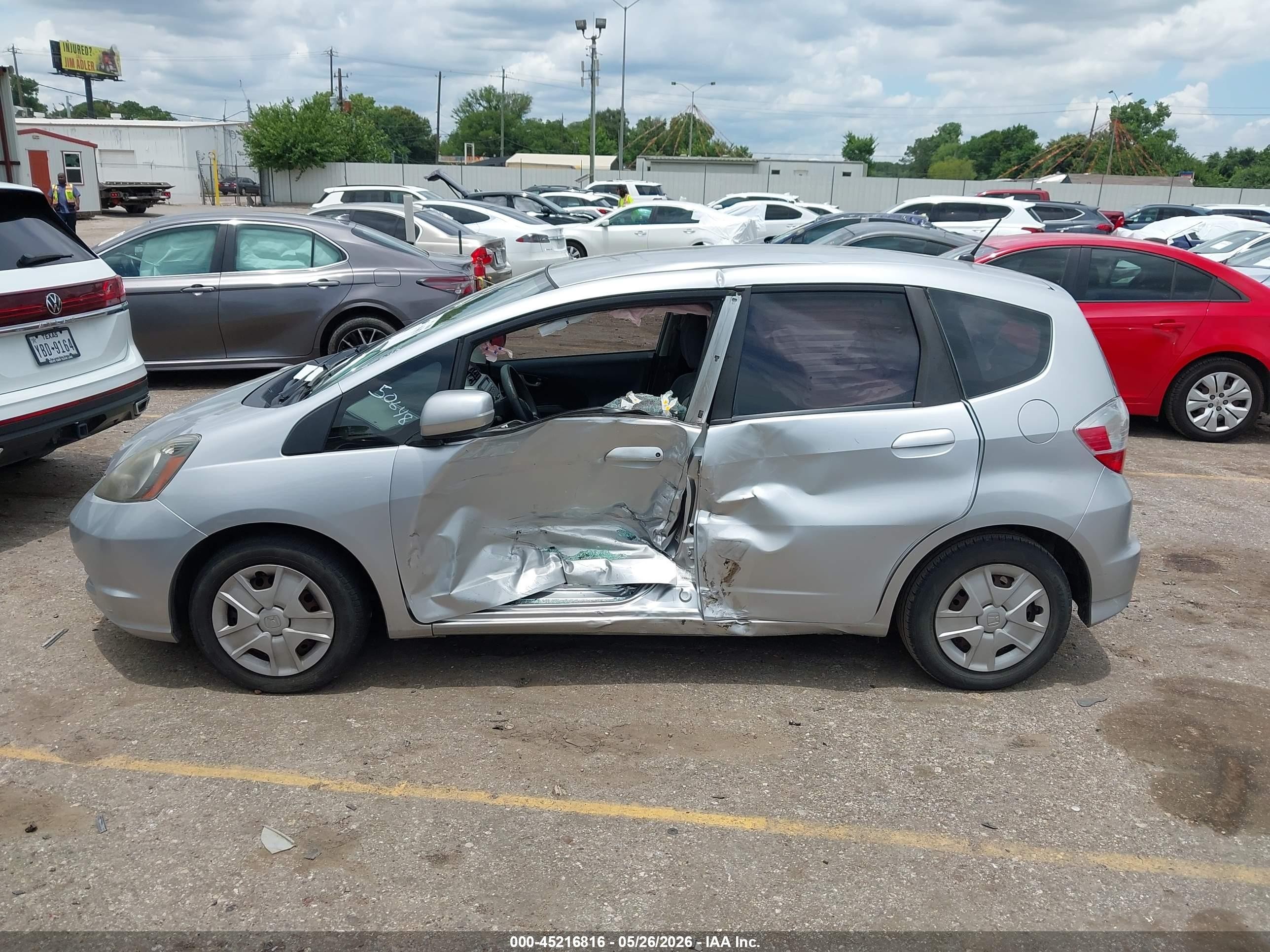 2012 Honda Fit   Серый vin: JHMGE8H36CC040811