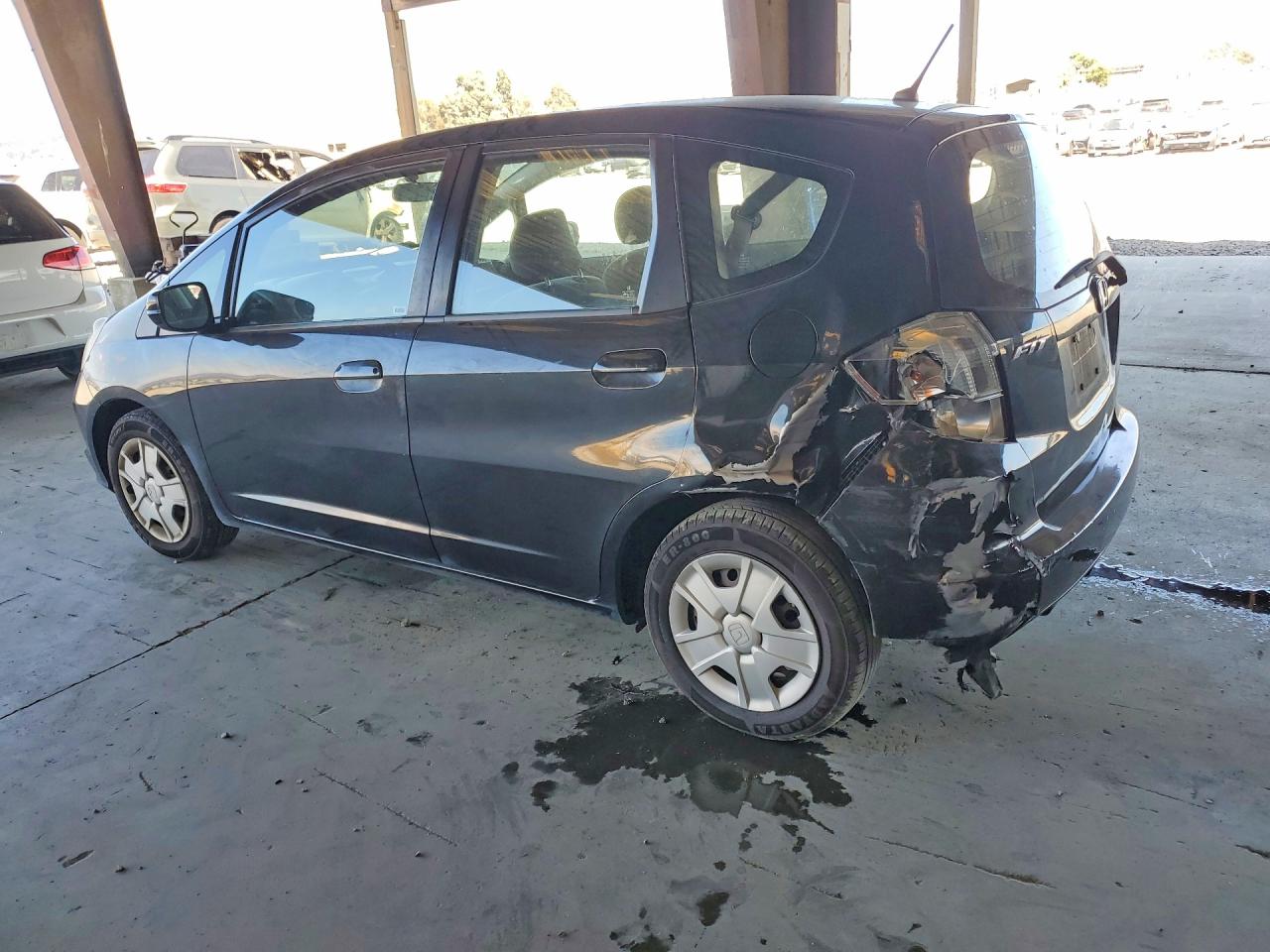 2012 Honda Fit Black vin: JHMGE8H36CC040999