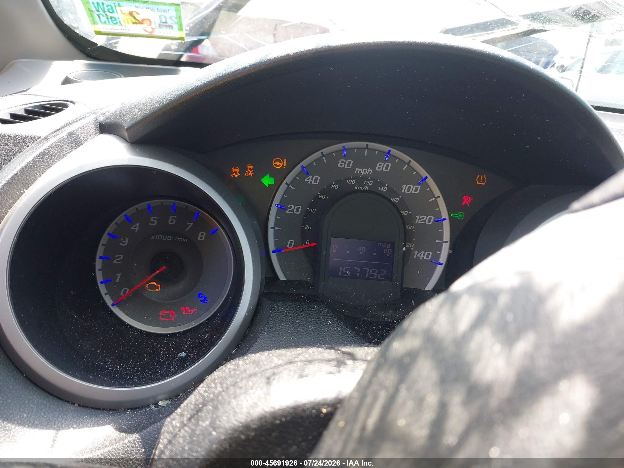 2012 Honda Fit   Gray vin: JHMGE8H36CS003960