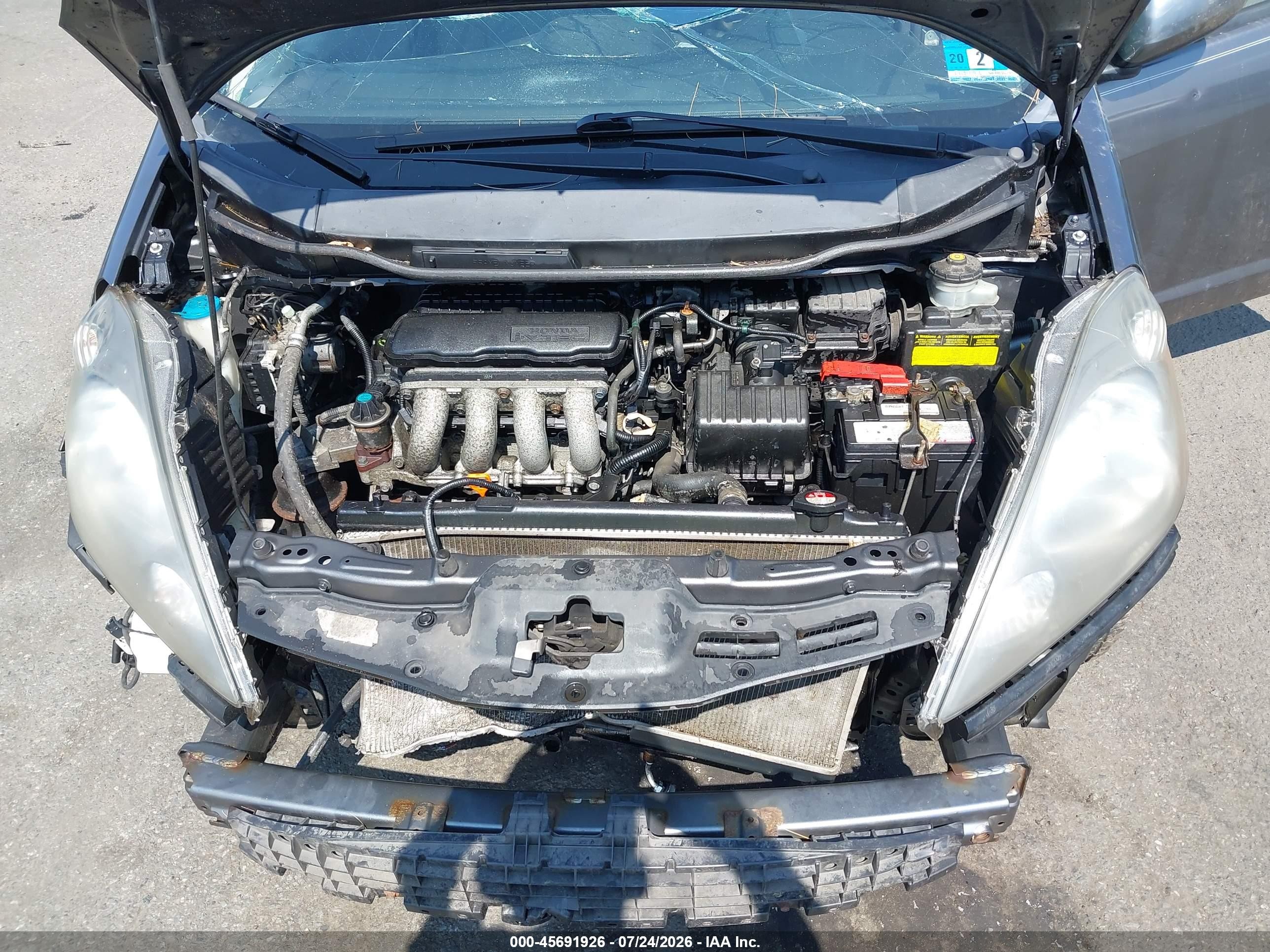 2012 Honda Fit   Gray vin: JHMGE8H36CS003960