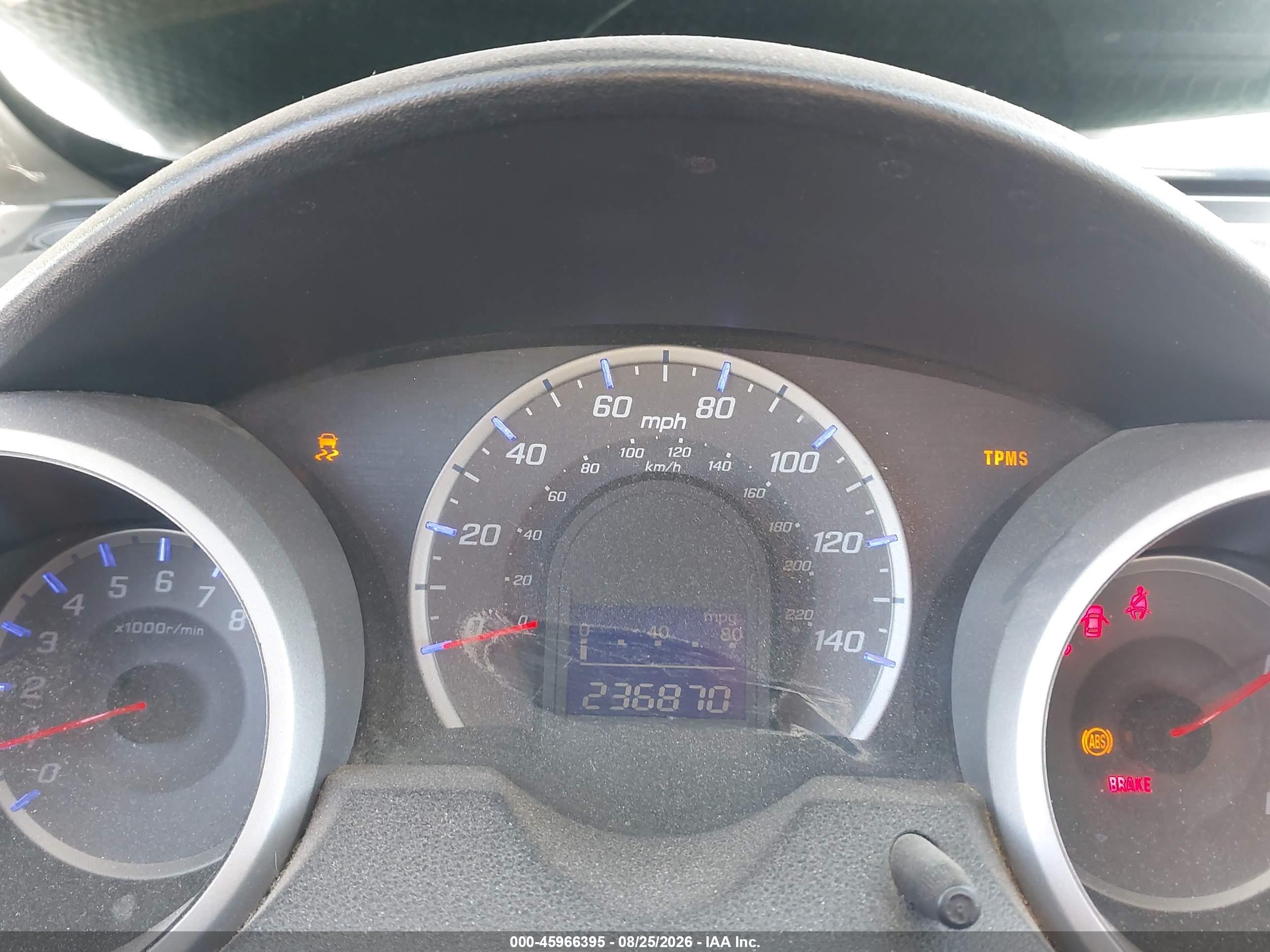 2013 Honda Fit   Black vin: JHMGE8H36DC010791