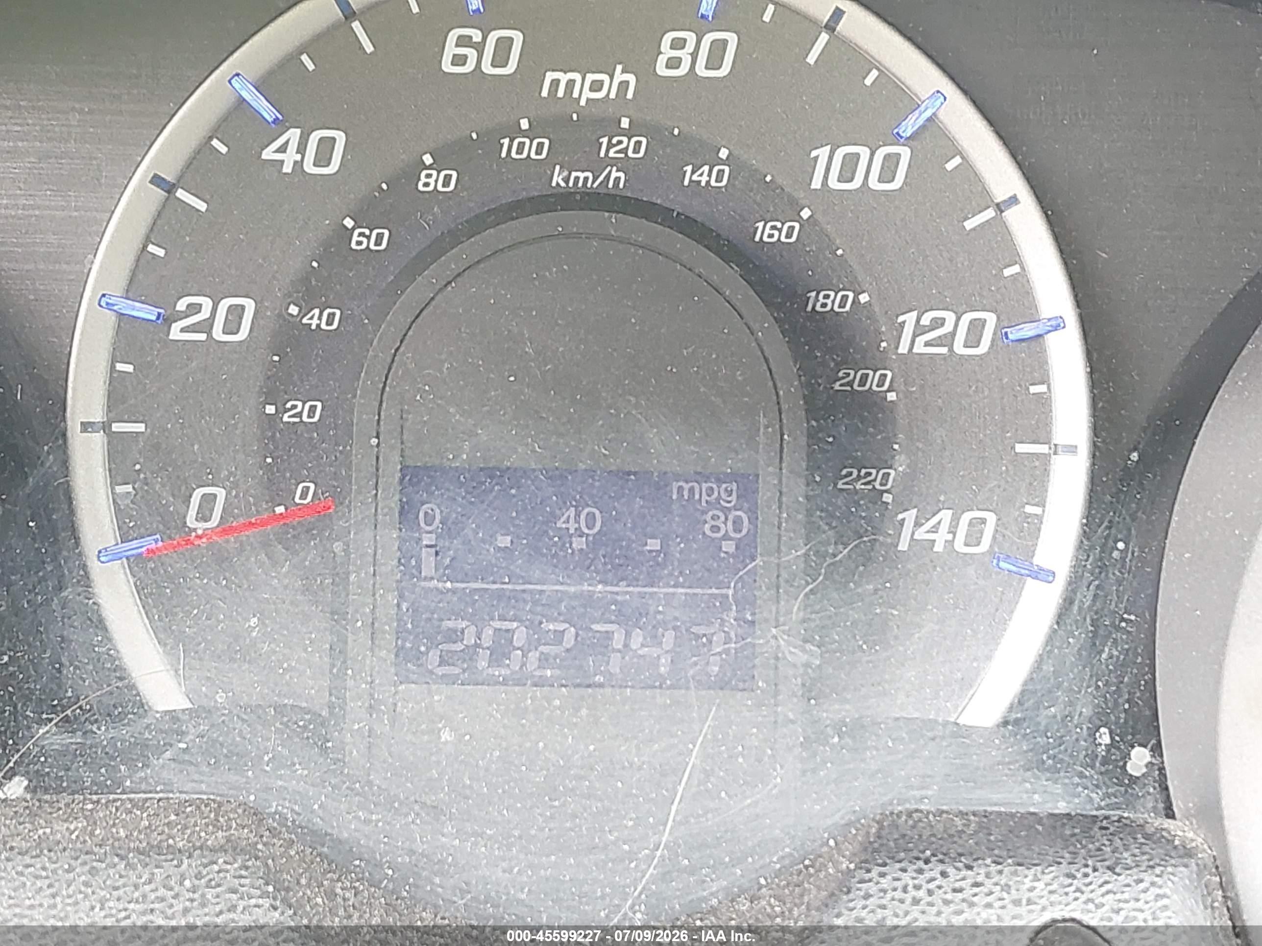 2013 Honda Fit Blue vin: JHMGE8H36DC026568