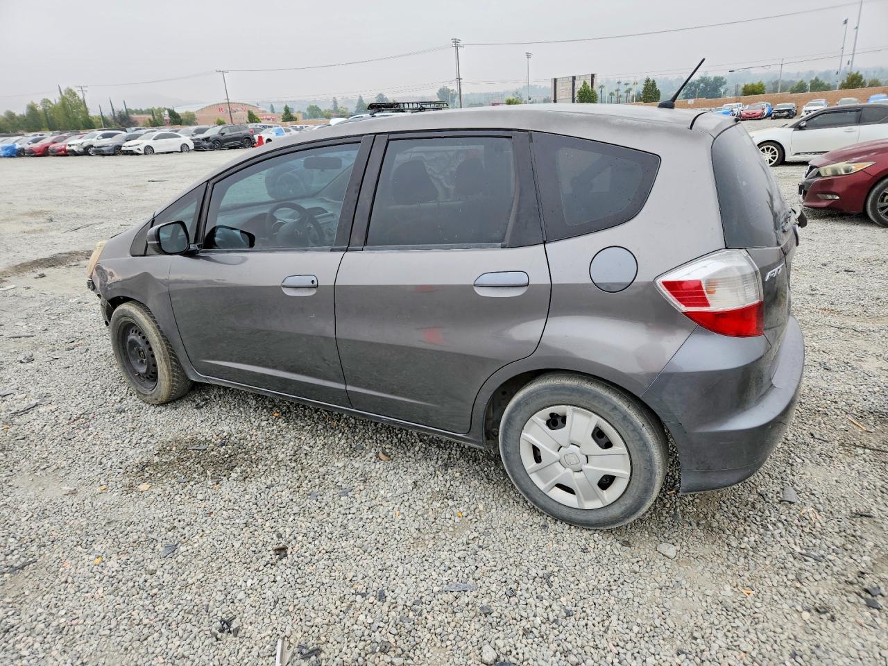 2013 Honda Fit Gray vin: JHMGE8H36DC056637