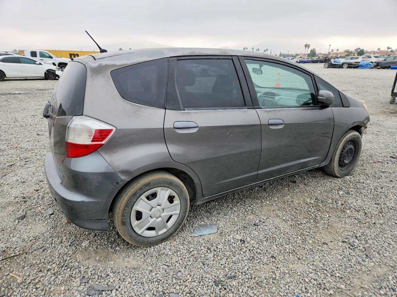 2013 Honda Fit Gray vin: JHMGE8H36DC056637