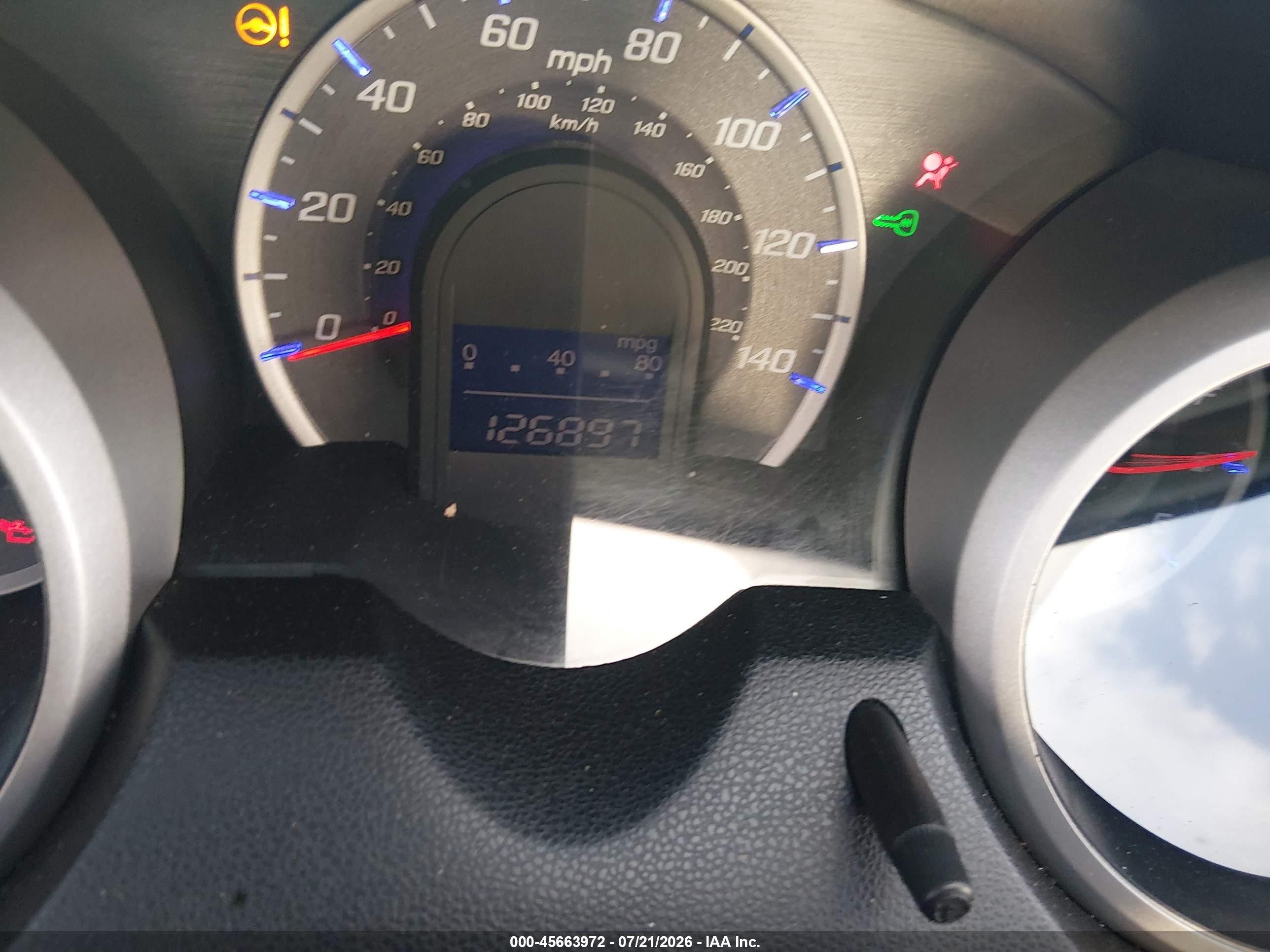 2013 Honda Fit   Gray vin: JHMGE8H36DC057898