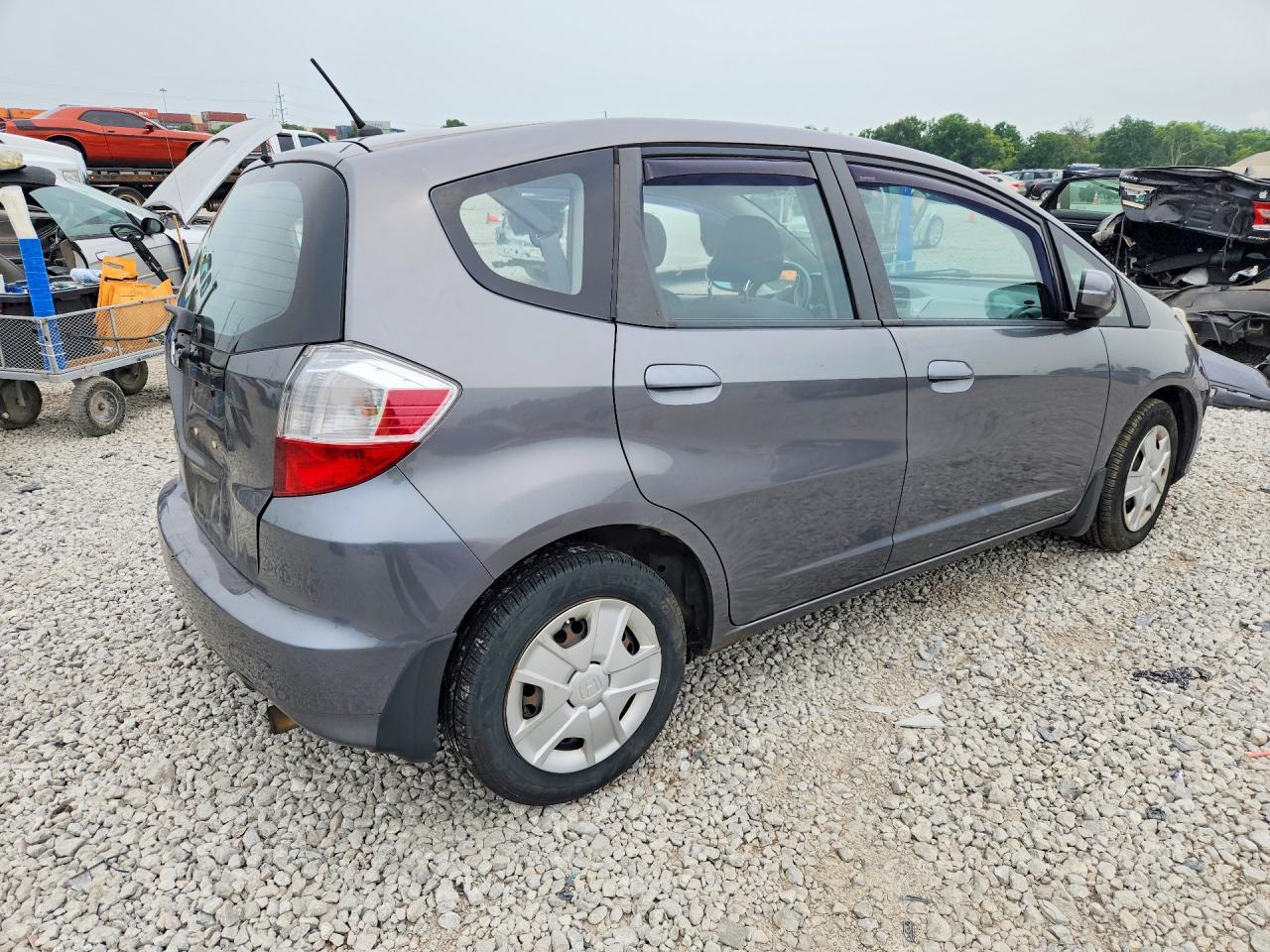 2013 Honda Fit Gray vin: JHMGE8H36DC069601