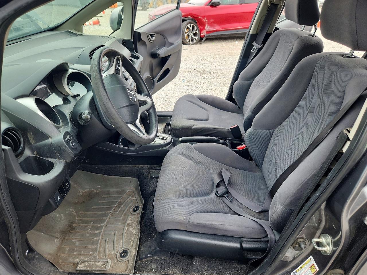 2013 Honda Fit Gray vin: JHMGE8H36DC069601