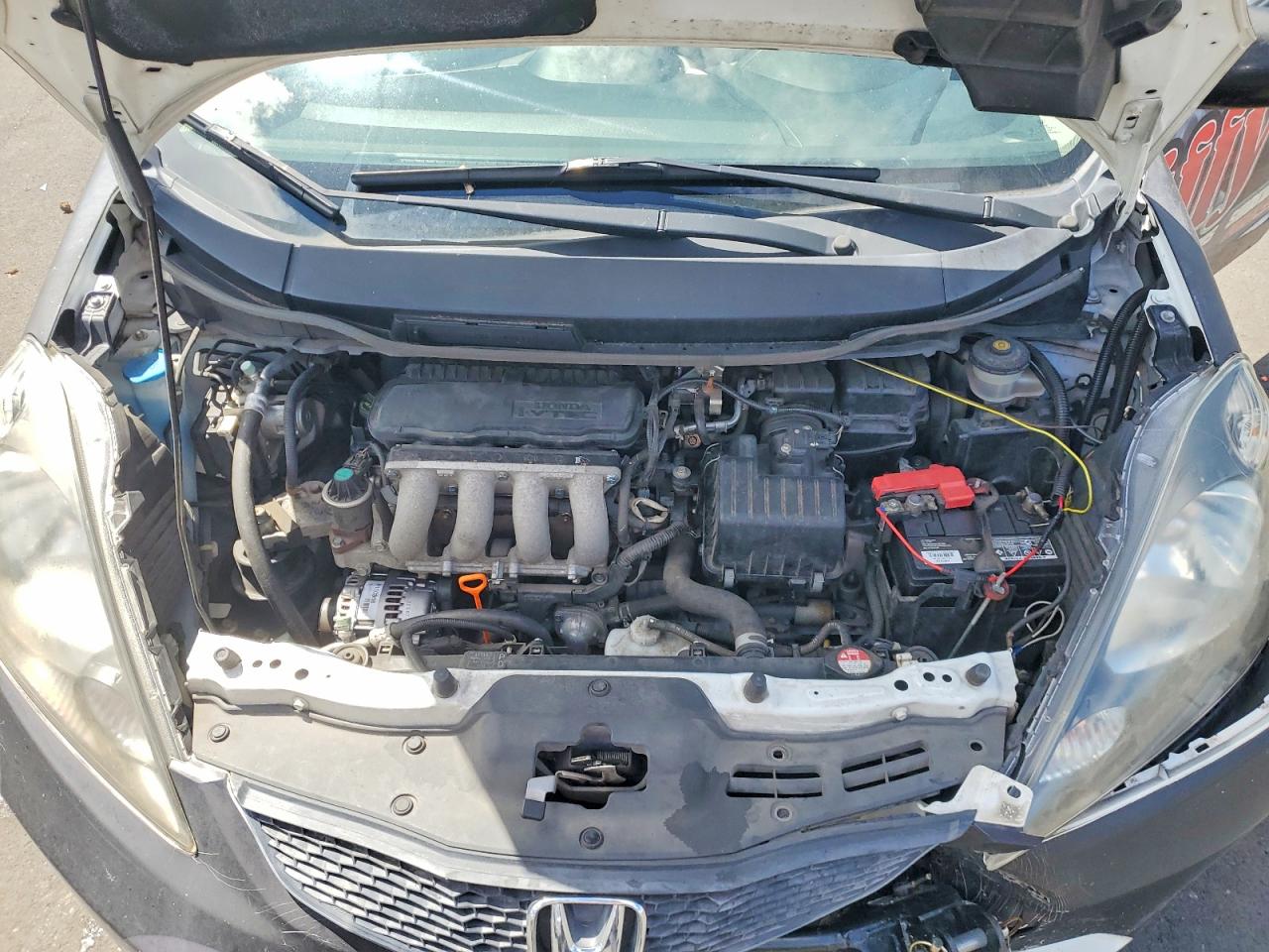 2013 Honda Fit Black vin: JHMGE8H36DC080694