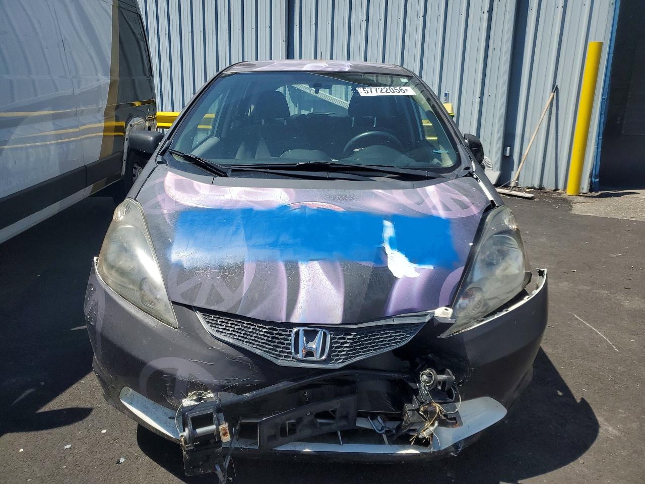 2013 Honda Fit Black vin: JHMGE8H36DC080694