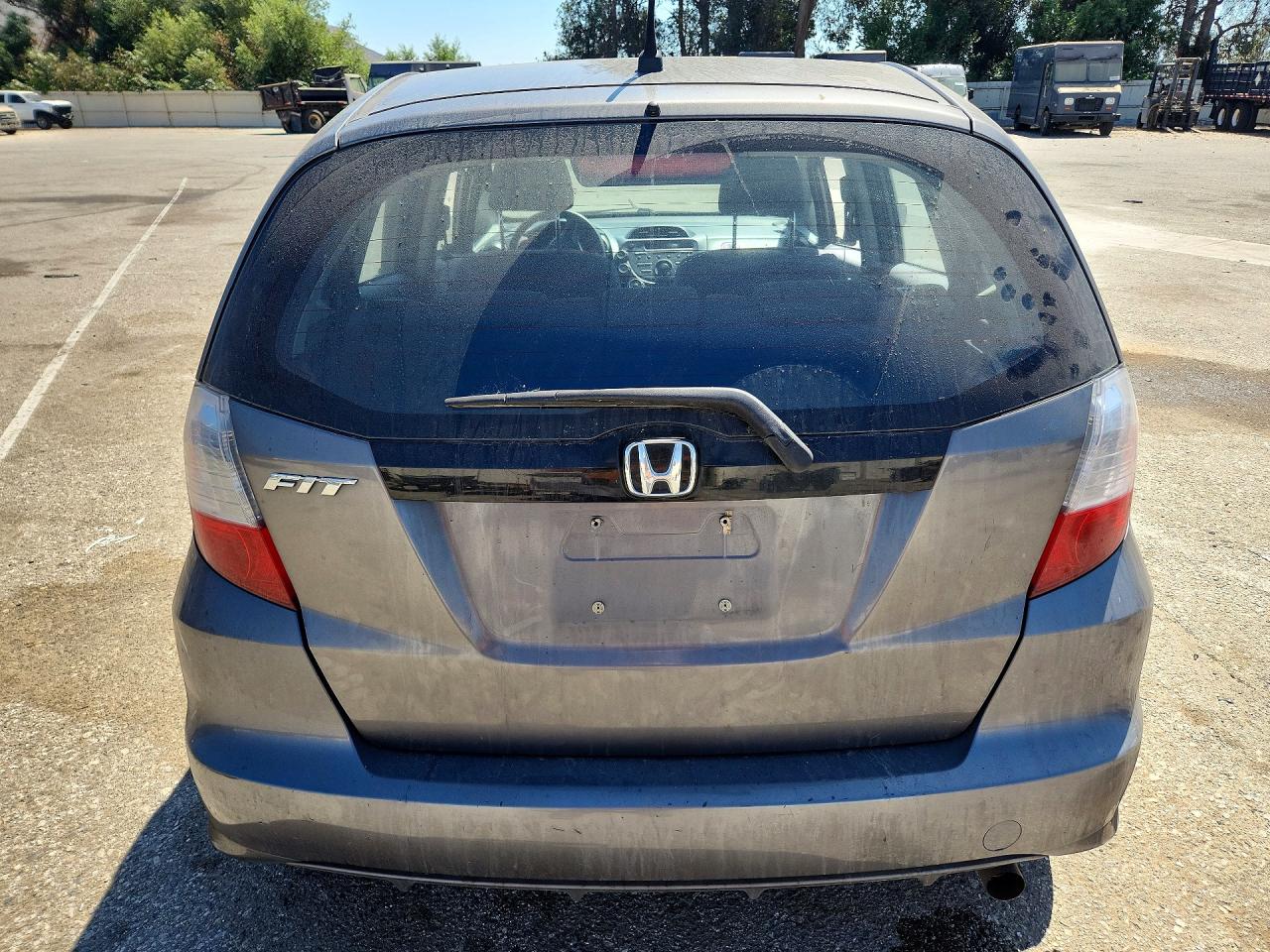 2011 Honda Fit Gray vin: JHMGE8H37BC027306