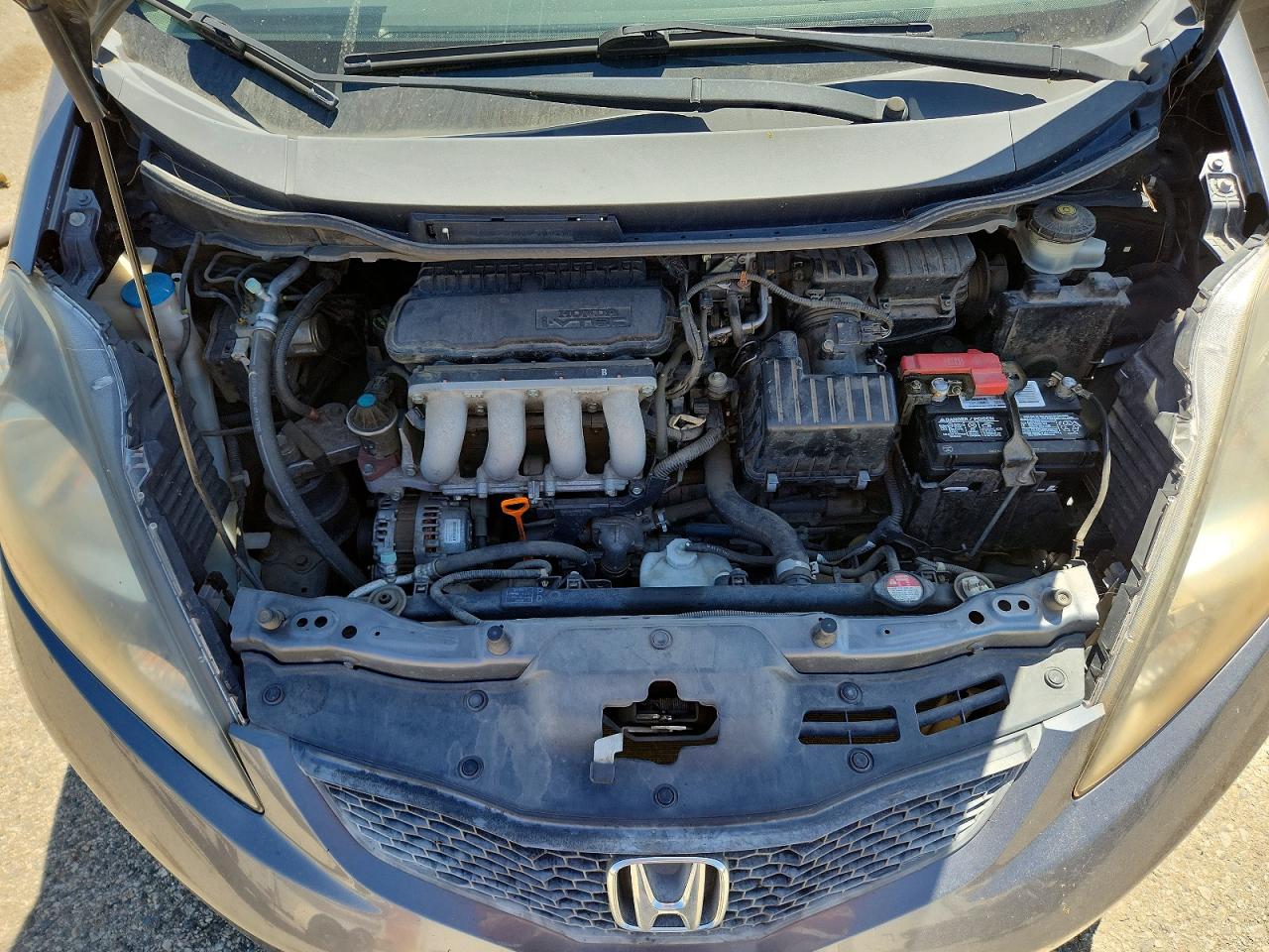 2011 Honda Fit Gray vin: JHMGE8H37BC027306