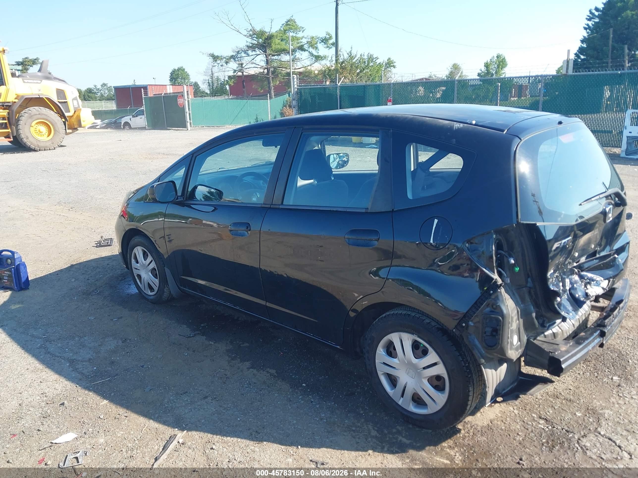 2011 Honda Fit Black vin: JHMGE8H37BS011354