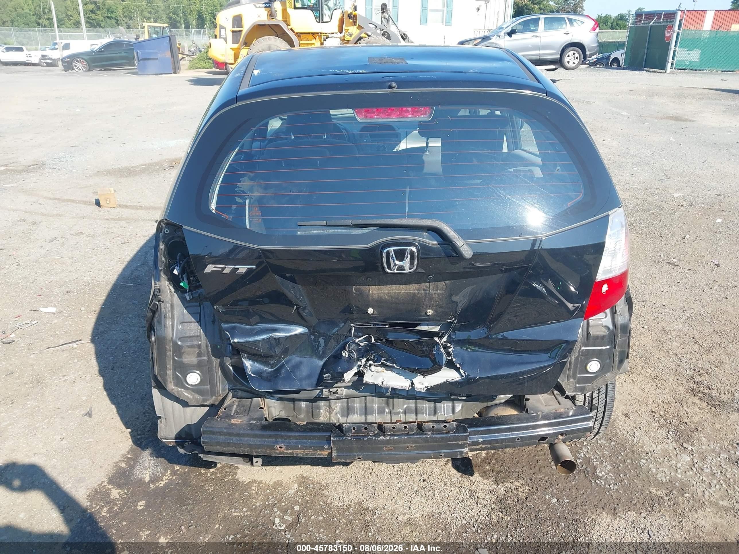2011 Honda Fit Black vin: JHMGE8H37BS011354