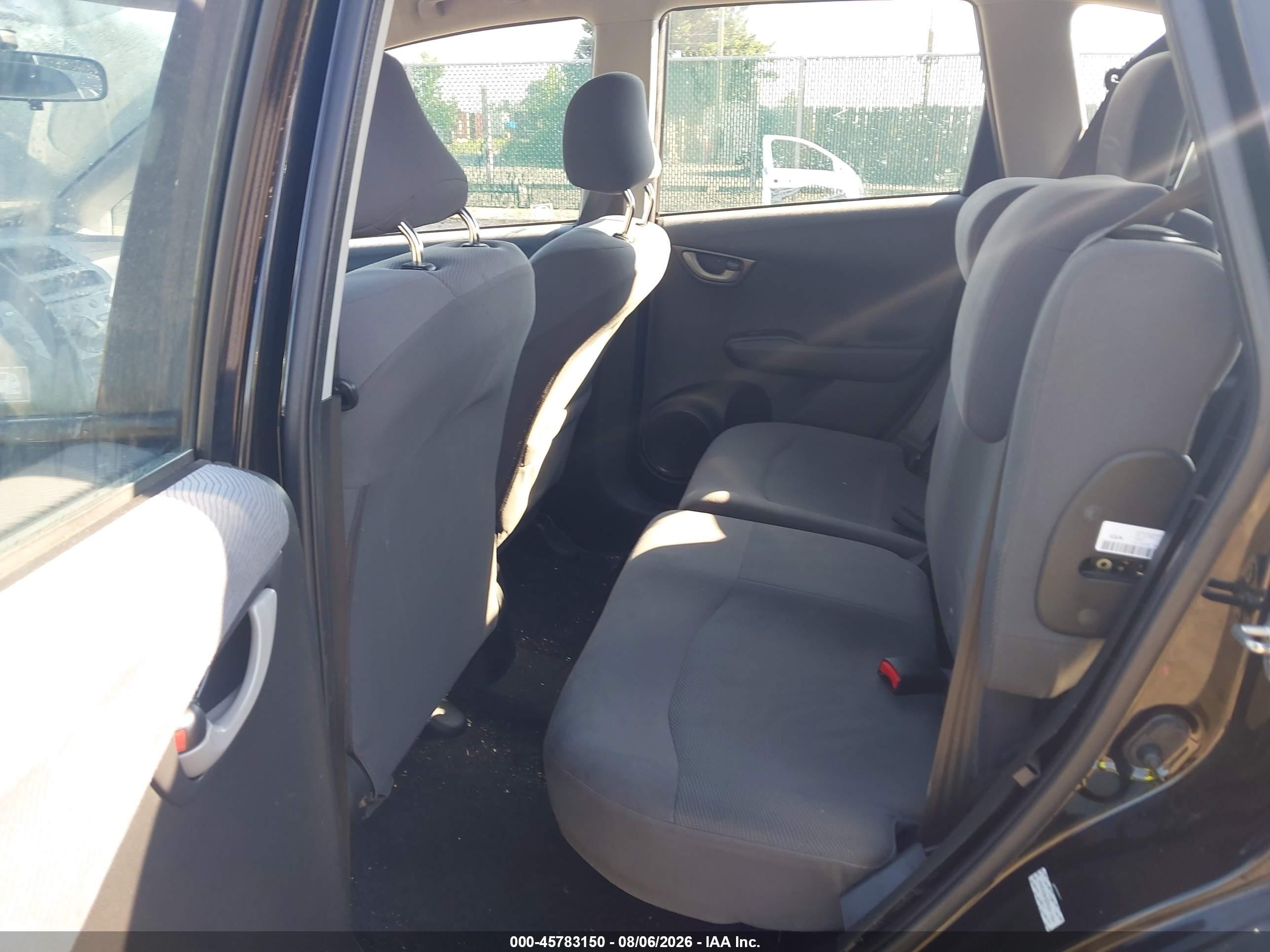2011 Honda Fit Black vin: JHMGE8H37BS011354