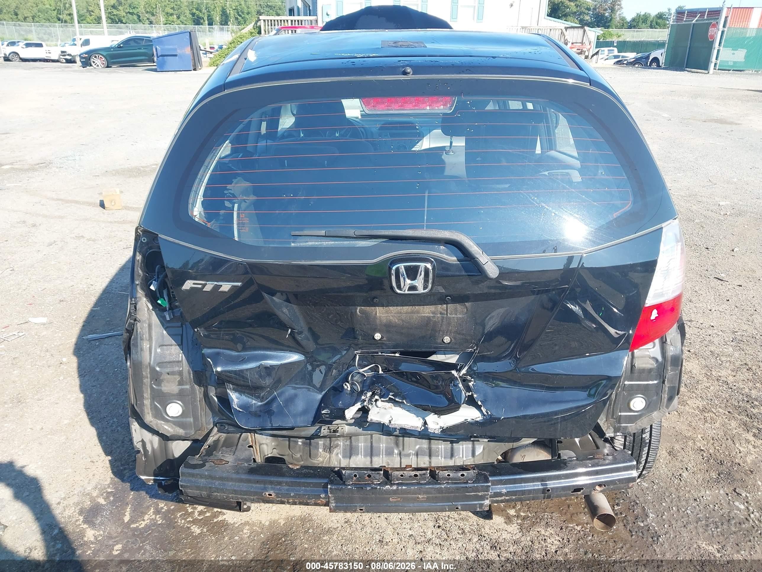 2011 Honda Fit Black vin: JHMGE8H37BS011354