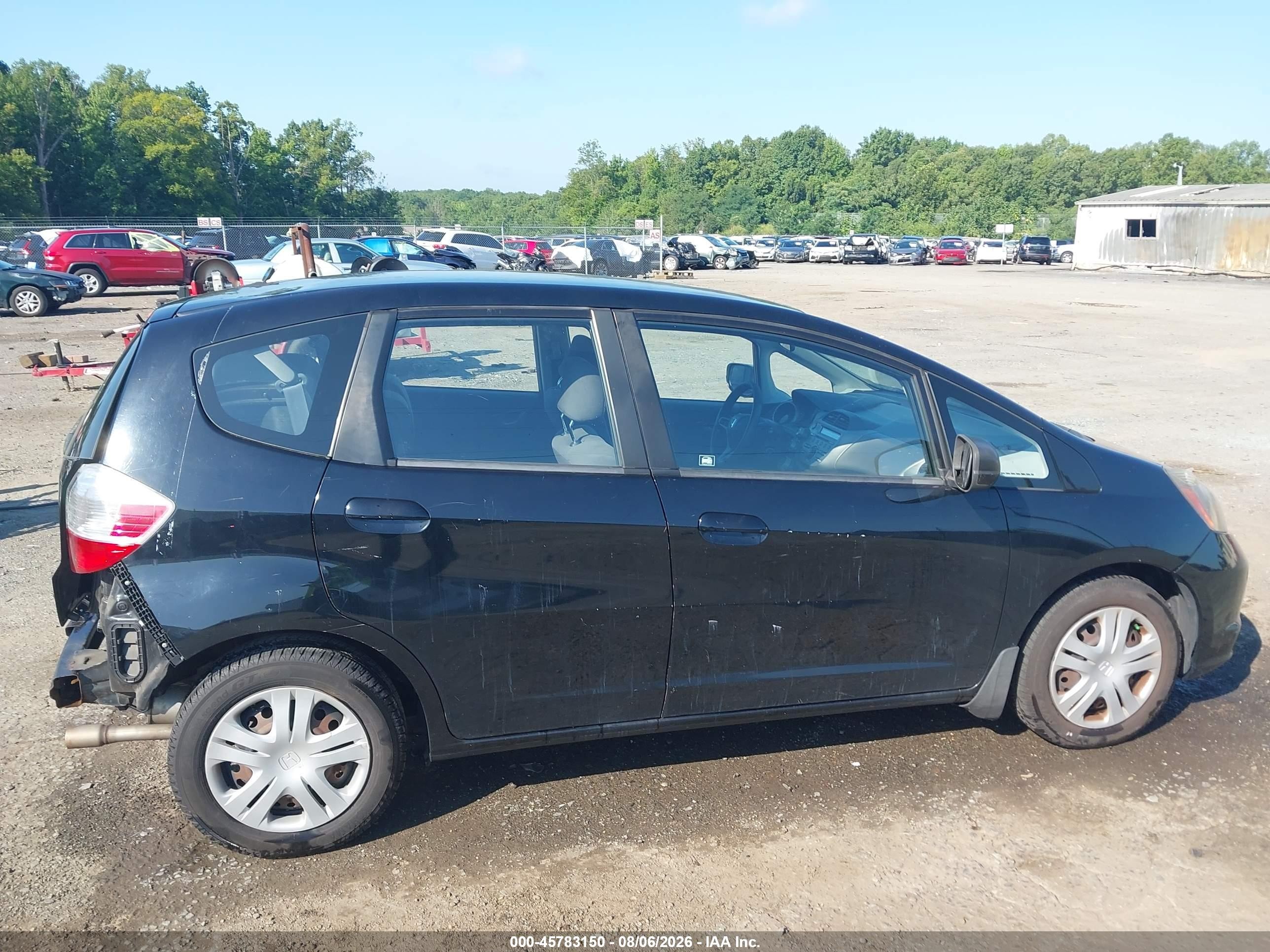 2011 Honda Fit Black vin: JHMGE8H37BS011354