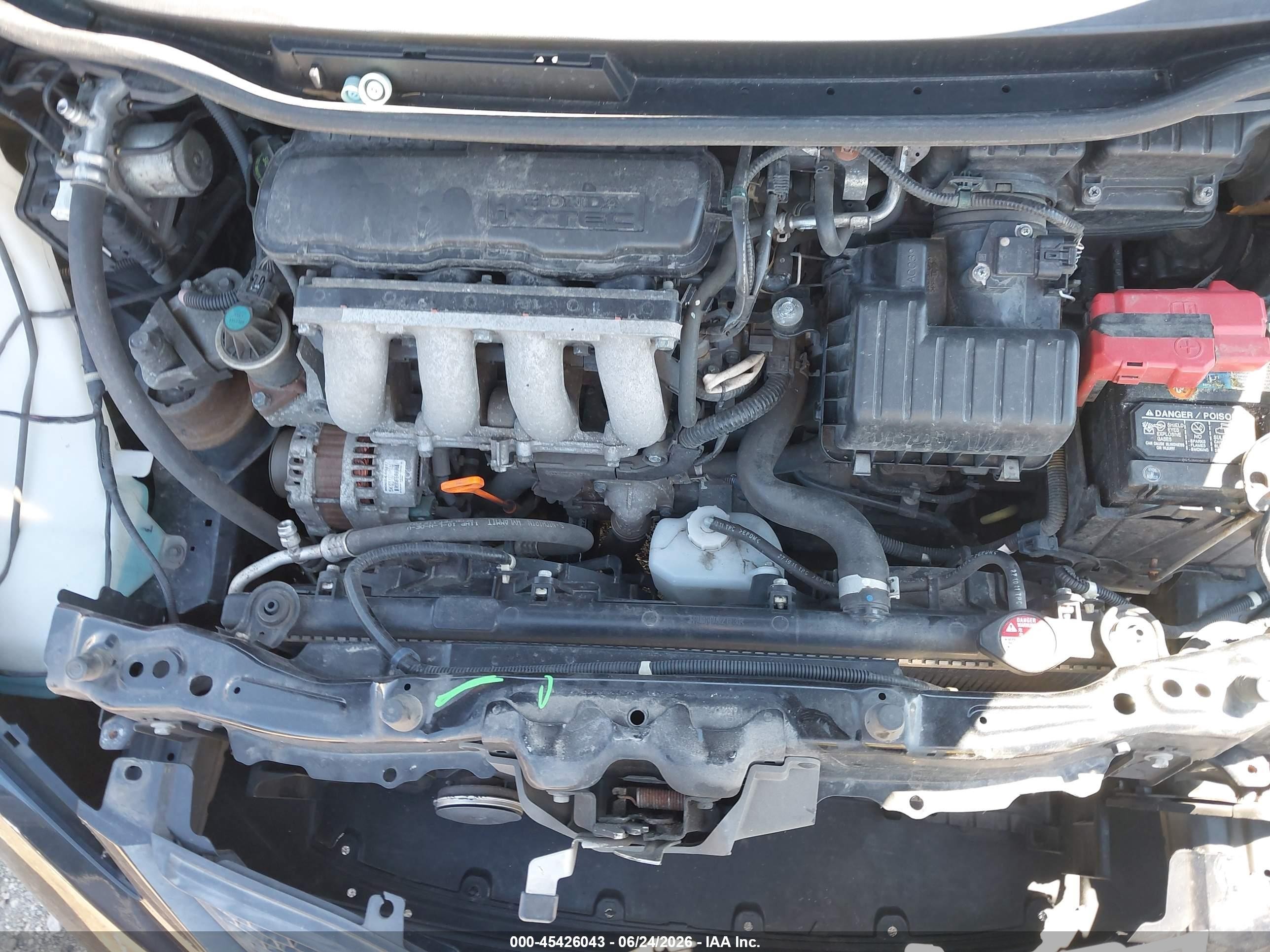 2012 Honda Fit   Black vin: JHMGE8H37CC017134