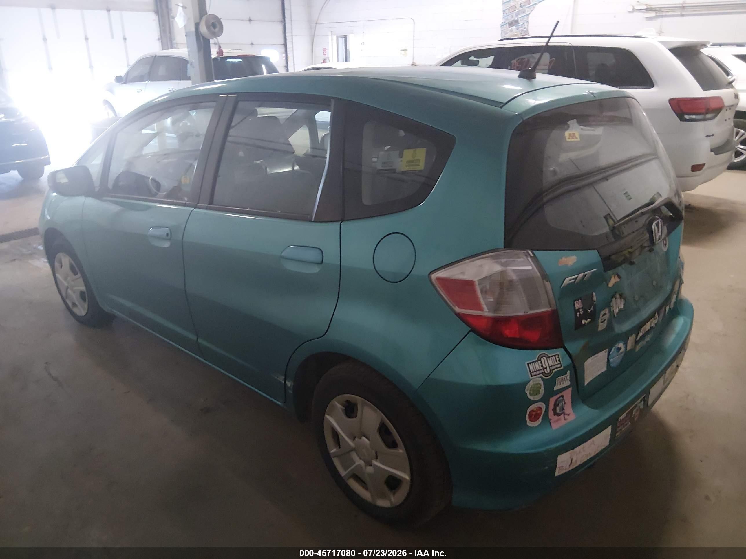 2012 Honda Fit   Green vin: JHMGE8H37CC021376