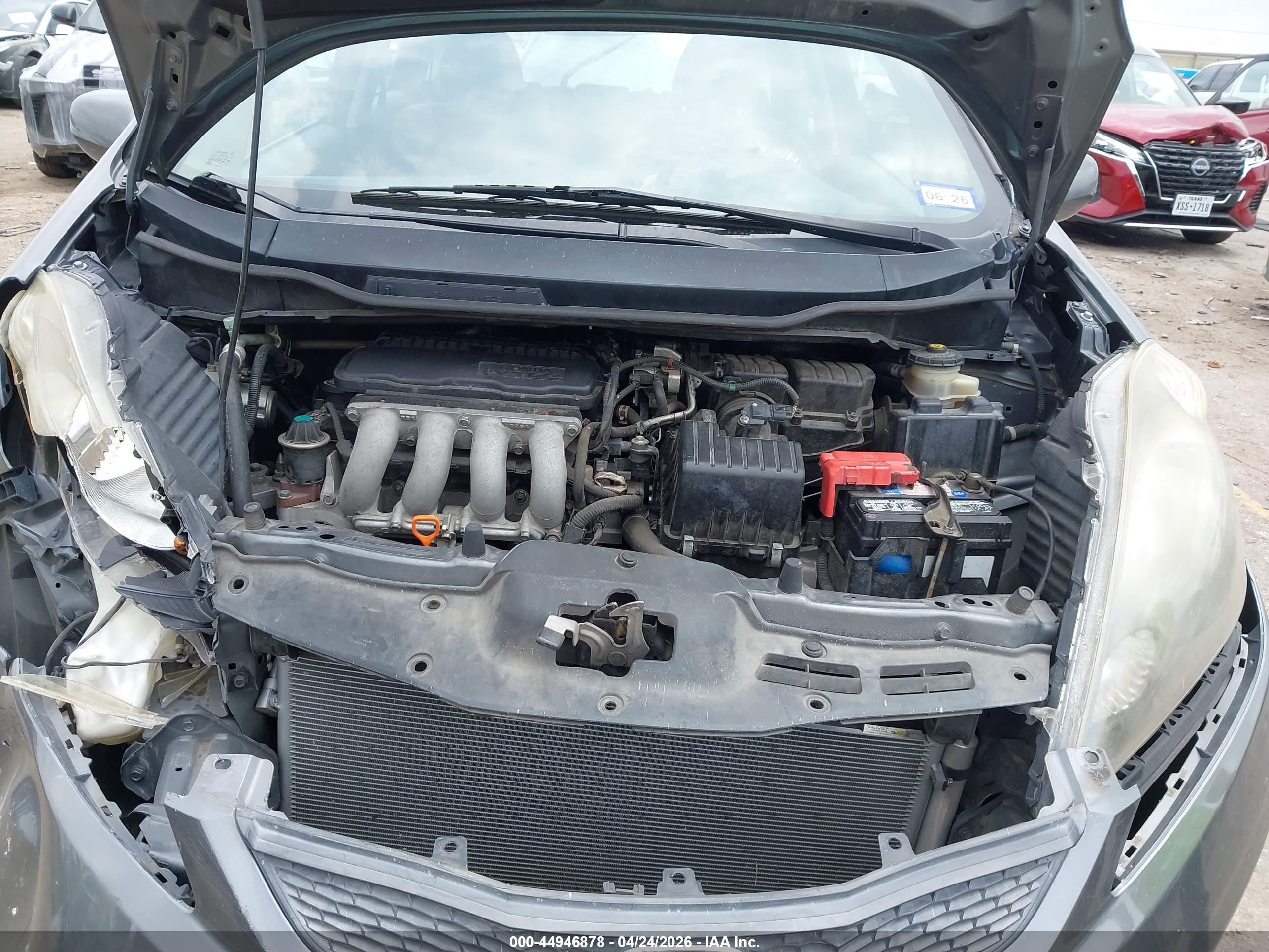 2012 Honda Fit   Серый vin: JHMGE8H37CC032670
