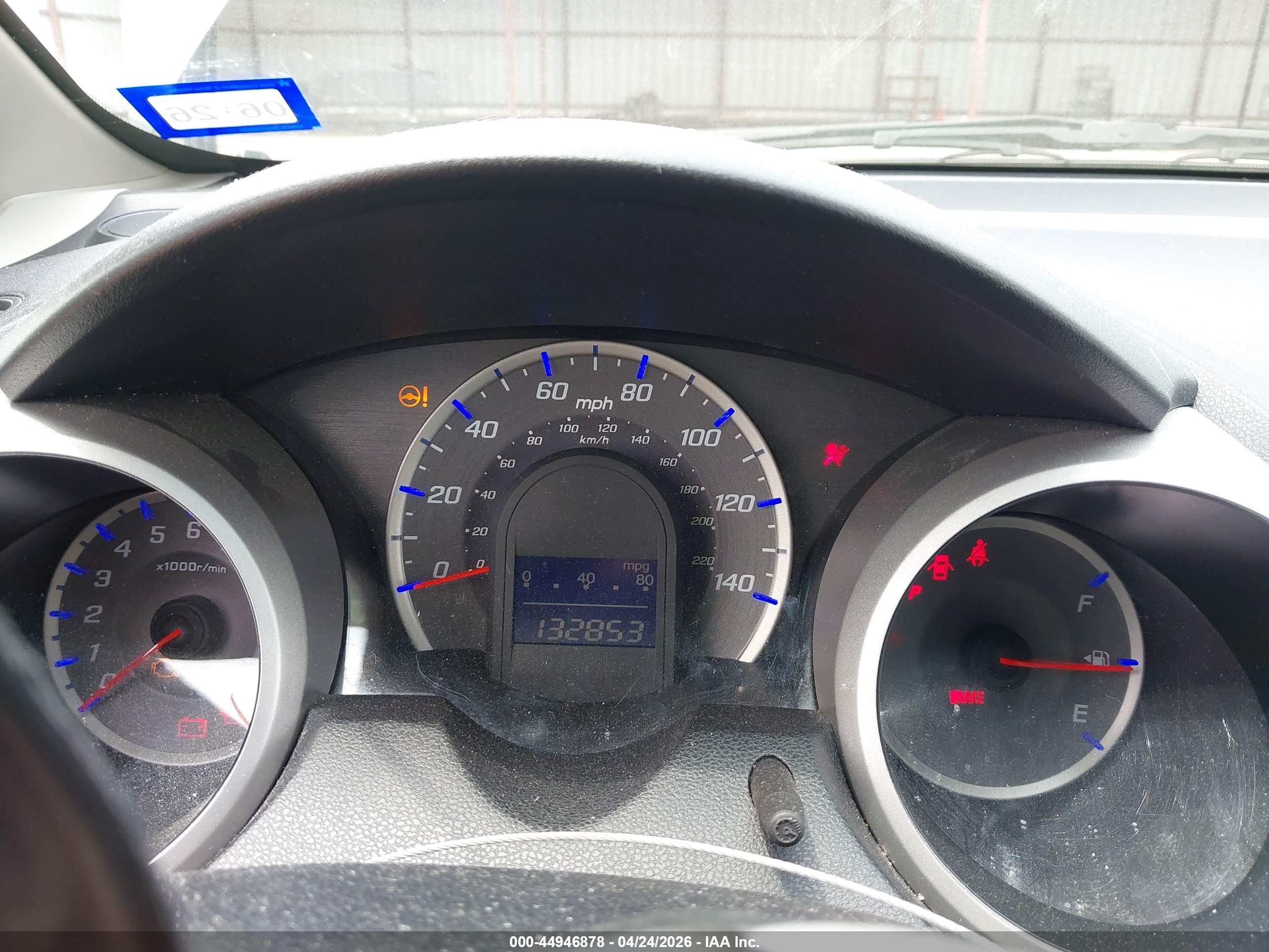 2012 Honda Fit   Серый vin: JHMGE8H37CC032670