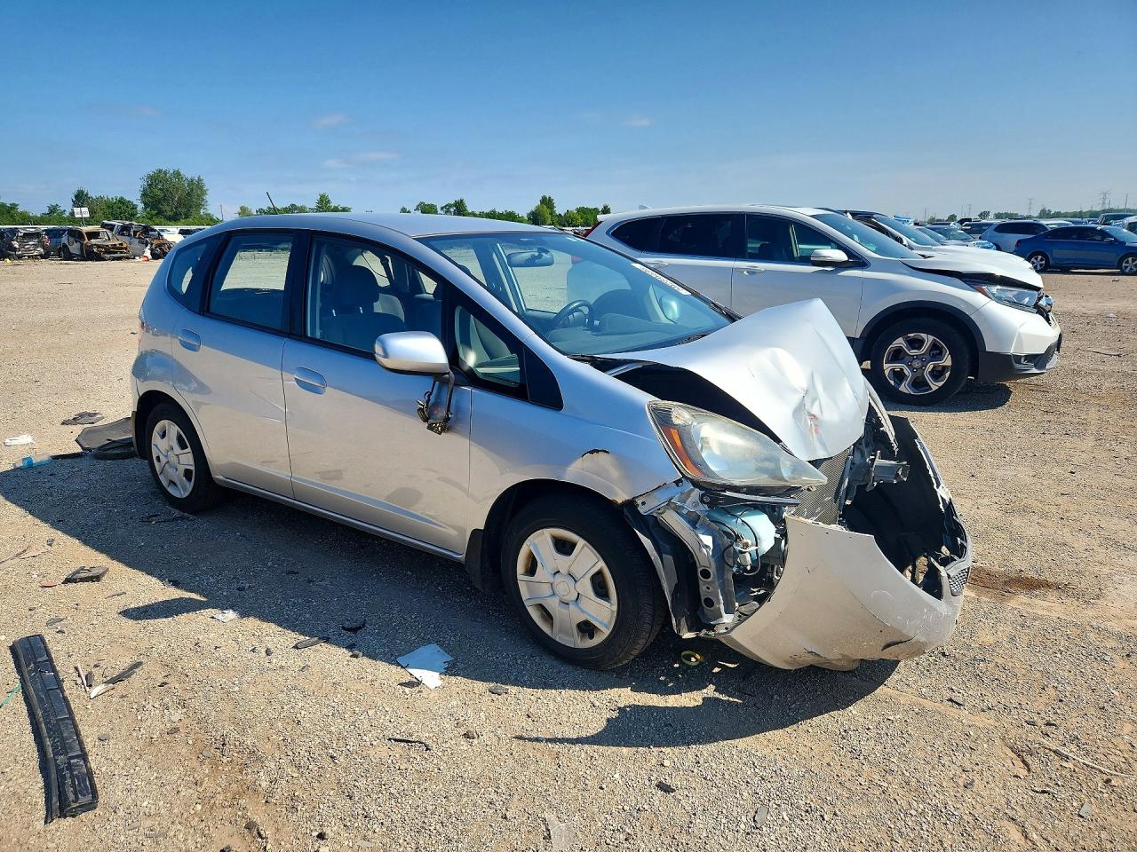 2012 Honda Fit Серебряный vin: JHMGE8H37CC037139
