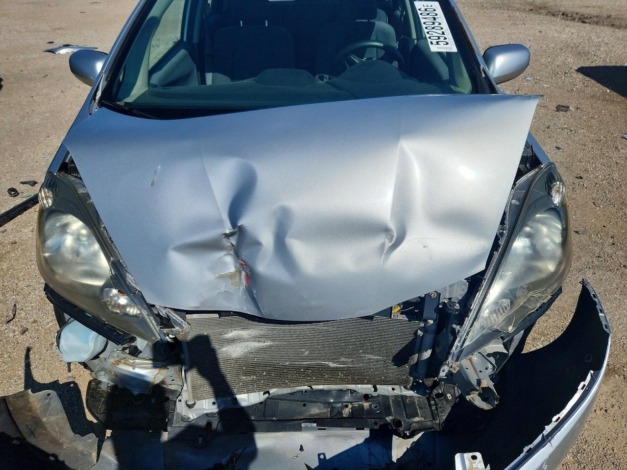 2012 Honda Fit Серебряный vin: JHMGE8H37CC037139