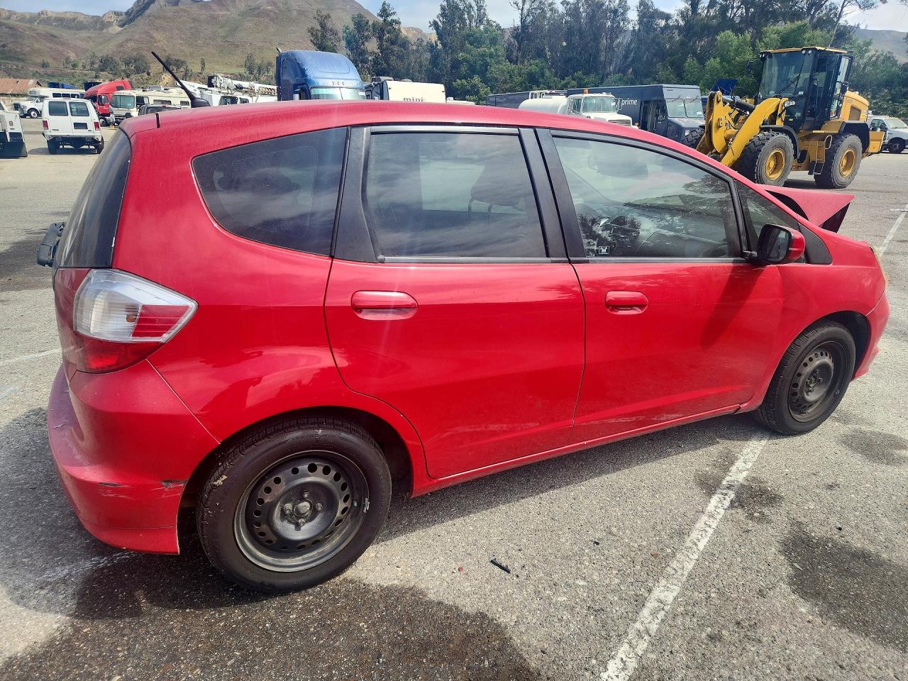 2012 Honda Fit Красный vin: JHMGE8H37CC038923
