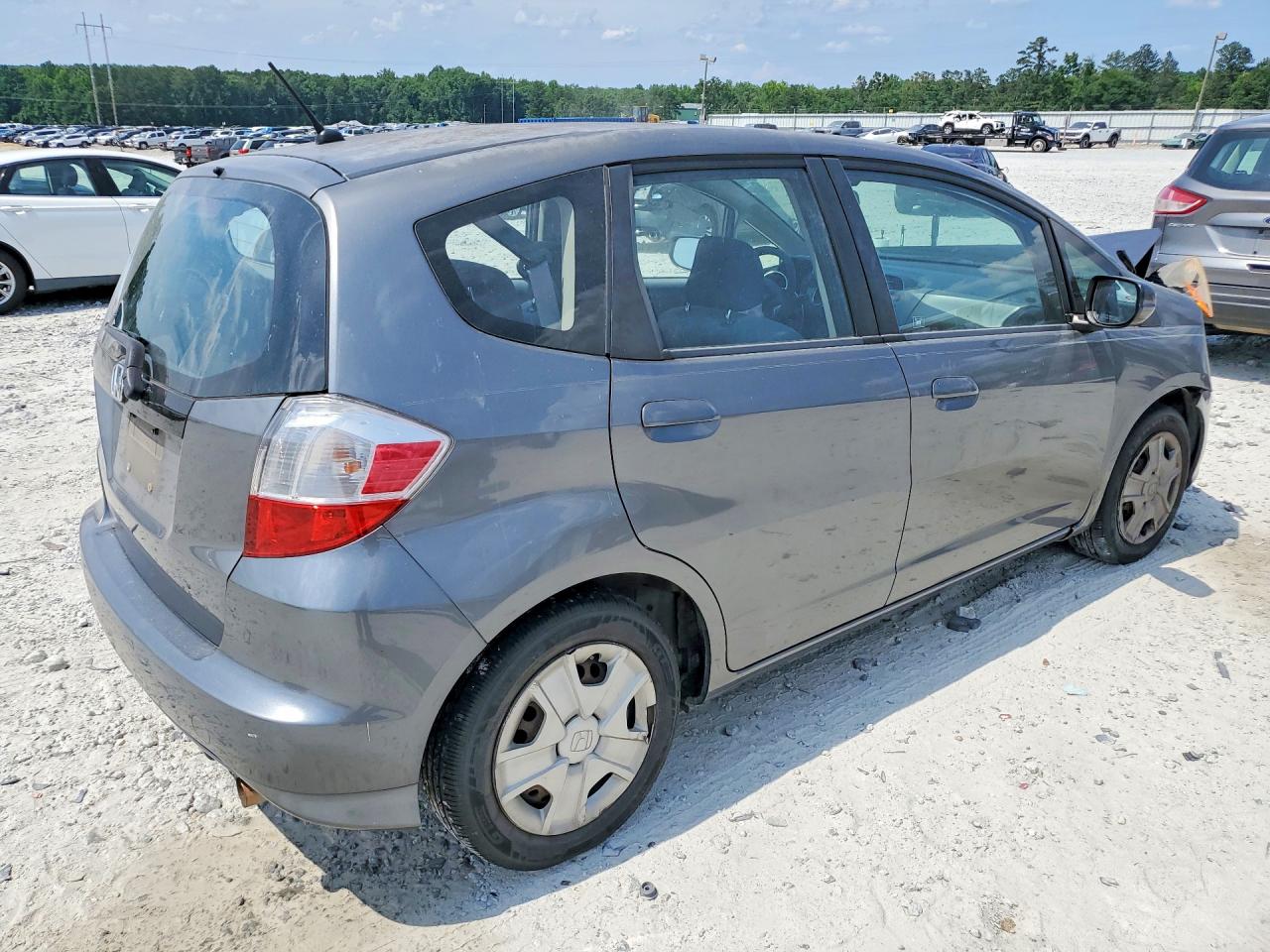2012 Honda Fit Gray vin: JHMGE8H37CS000369