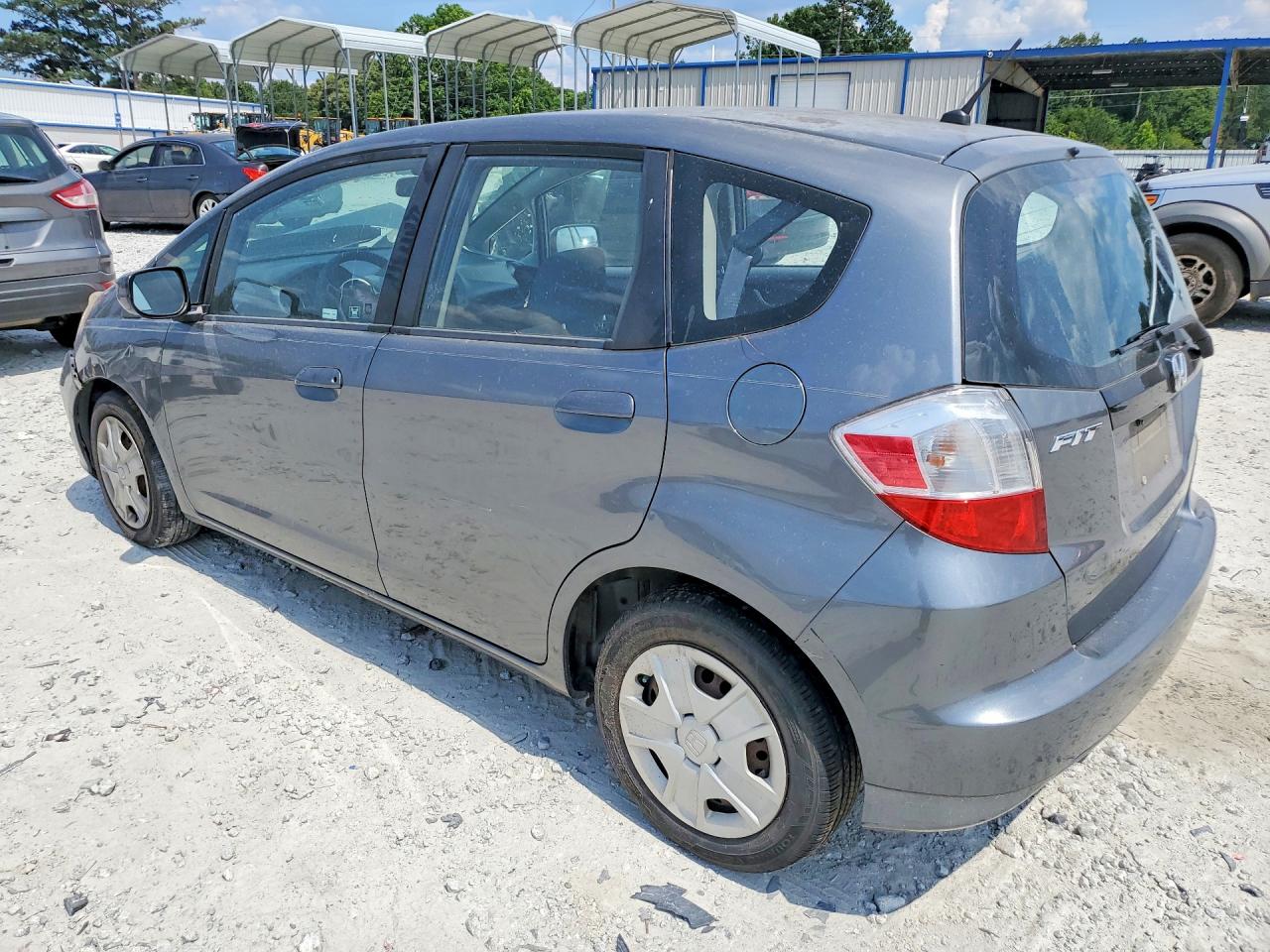 2012 Honda Fit Gray vin: JHMGE8H37CS000369