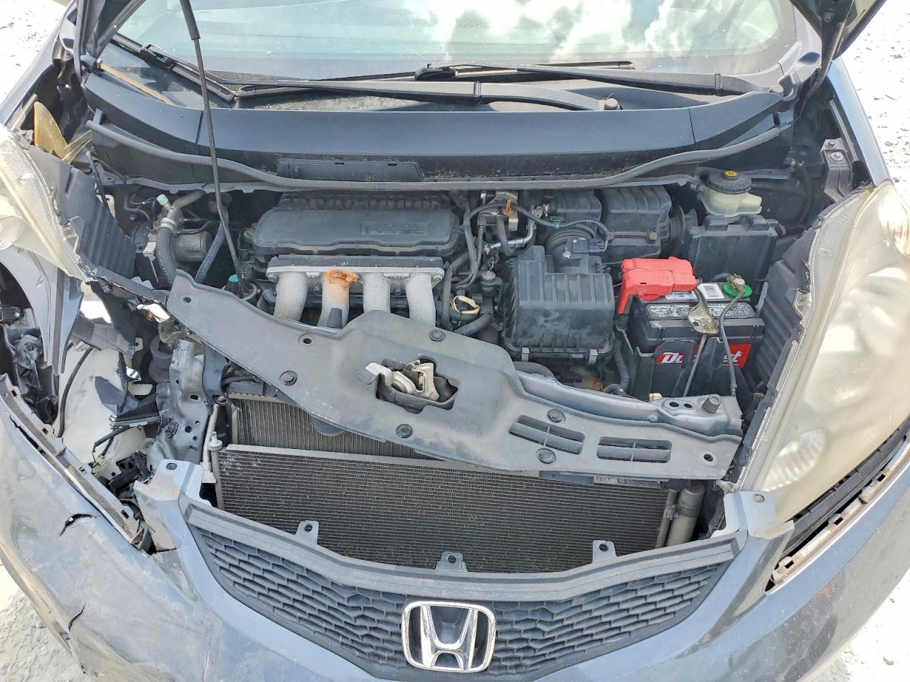2012 Honda Fit Gray vin: JHMGE8H37CS000369