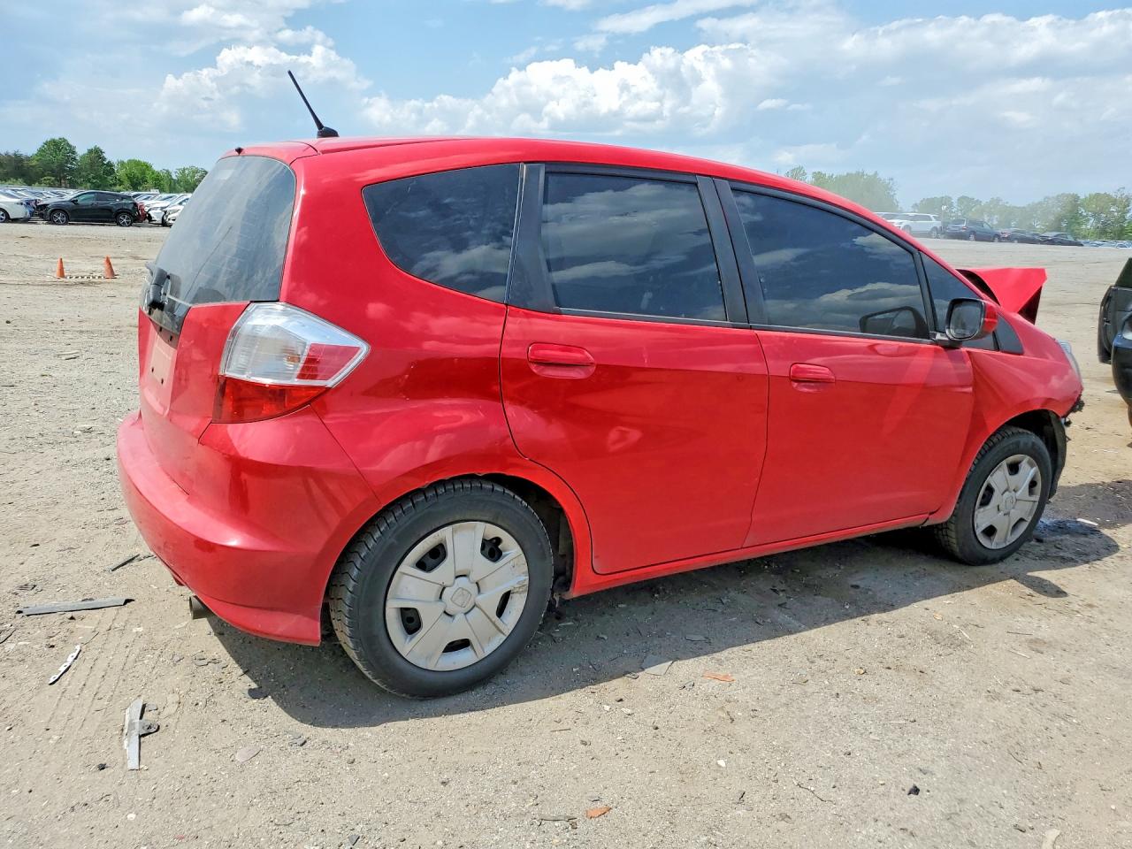 2012 Honda Fit Sport Red vin: JHMGE8H37CS004051