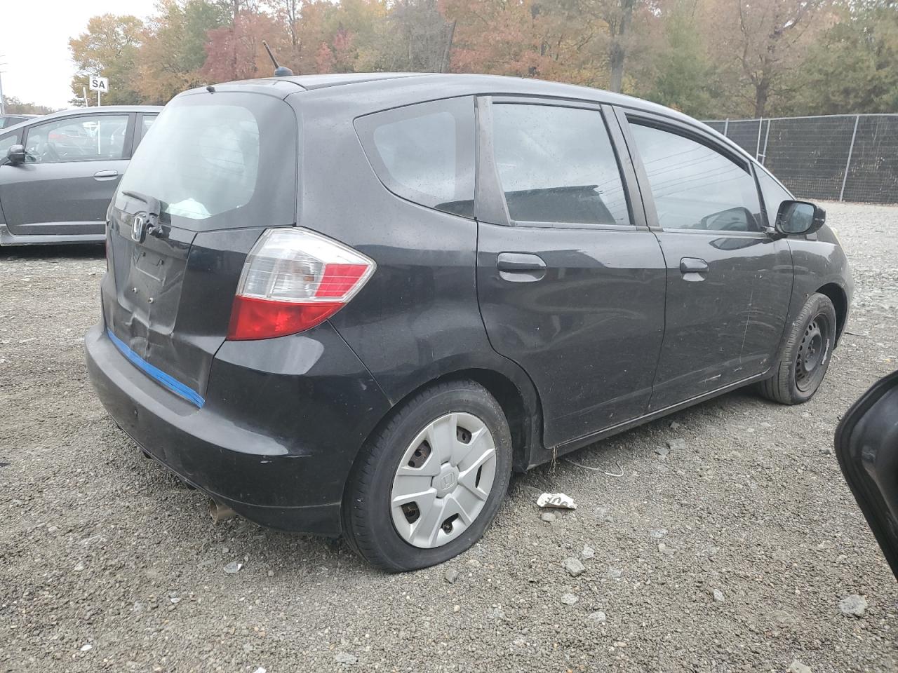 2013 Honda Fit Black vin: JHMGE8H37DC005308