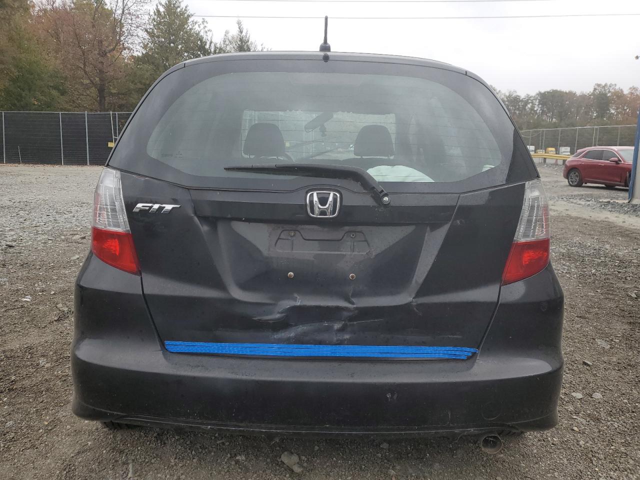2013 Honda Fit Black vin: JHMGE8H37DC005308