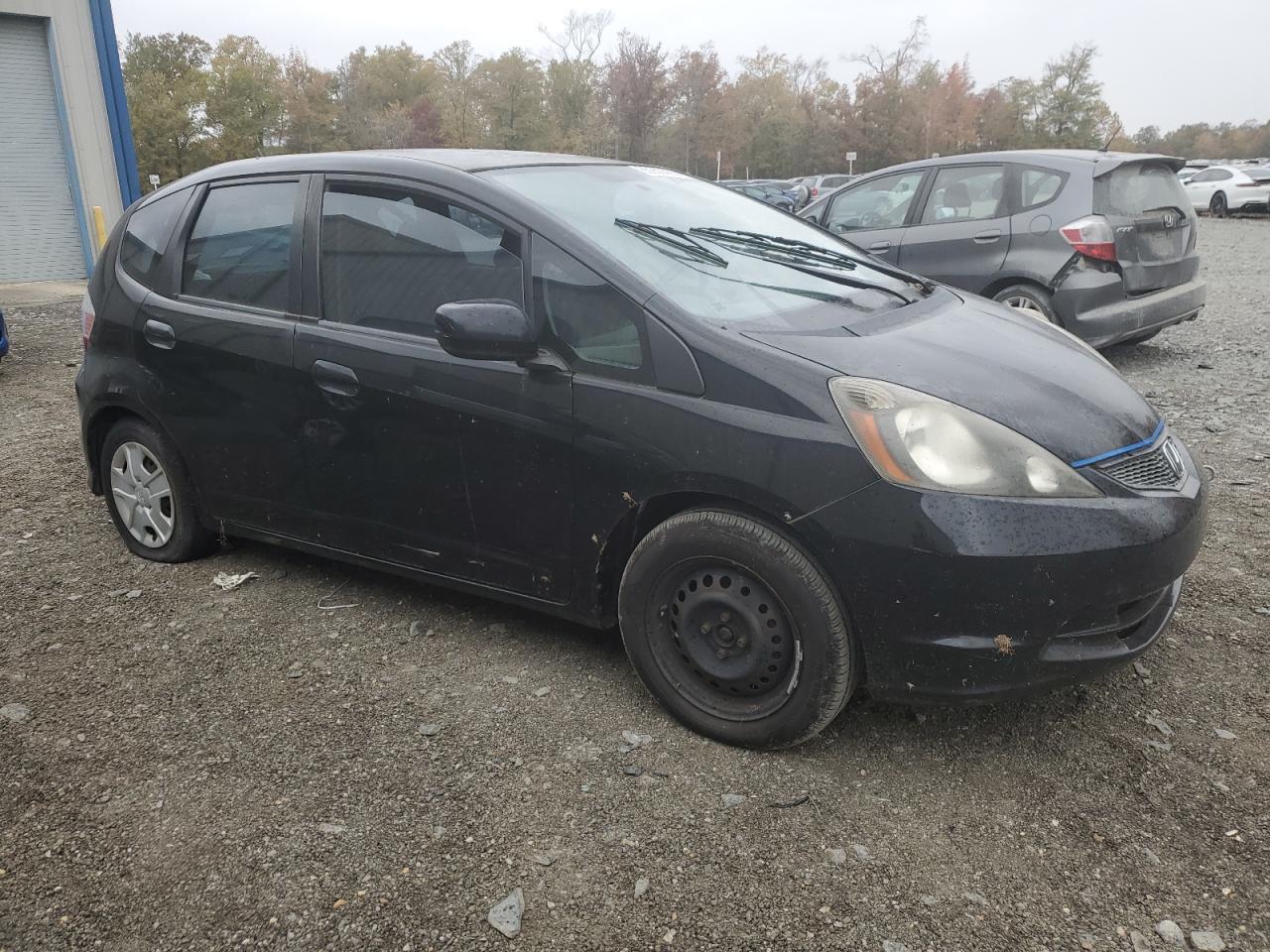 2013 Honda Fit Black vin: JHMGE8H37DC005308