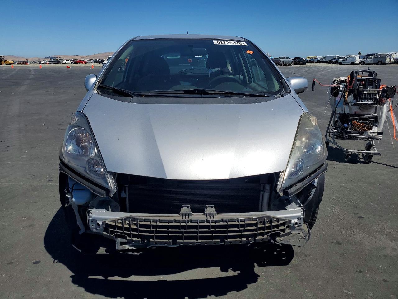 2013 Honda Fit Silver vin: JHMGE8H37DC021637